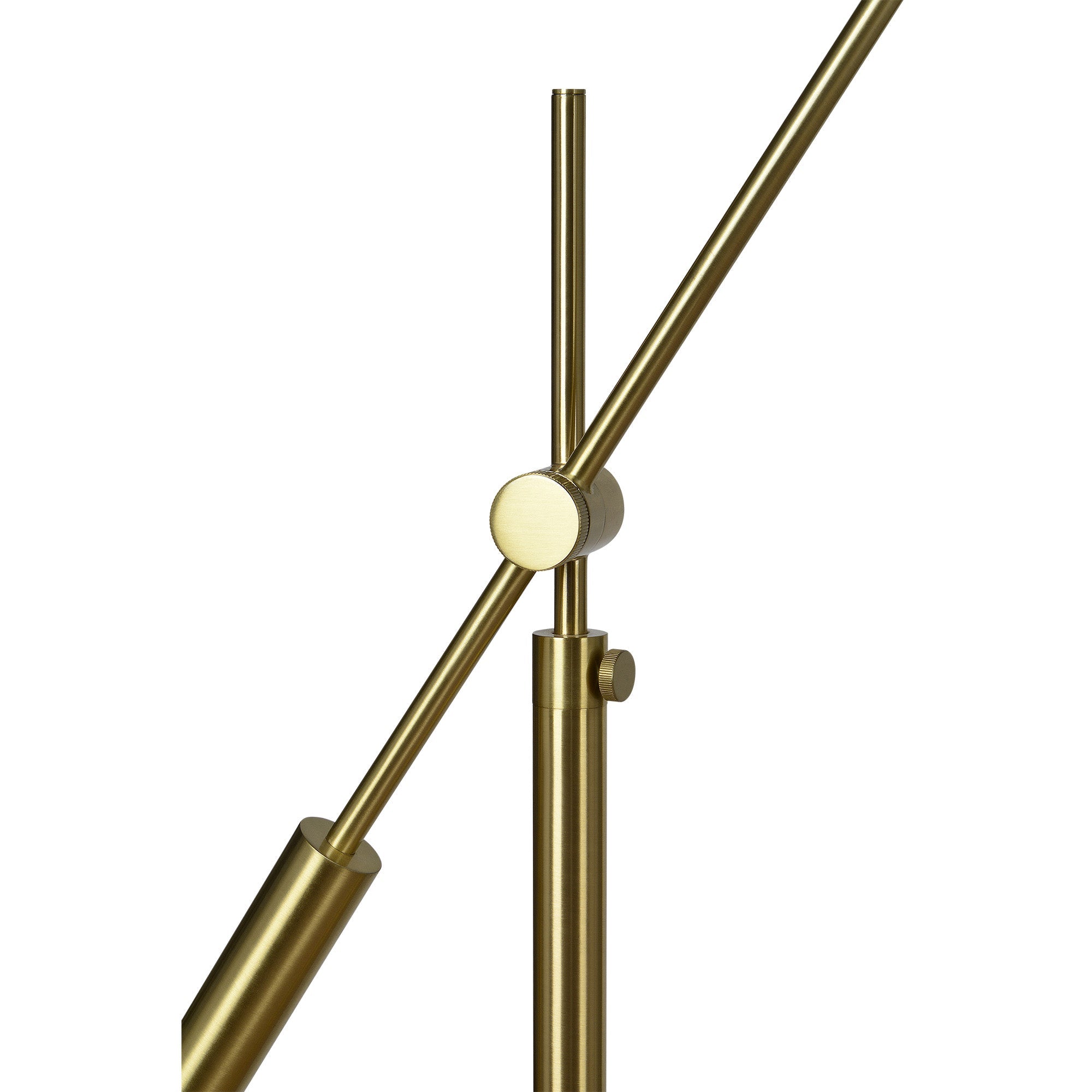 Renwil Claire 70" Length Floor Lamp - Satin Brass