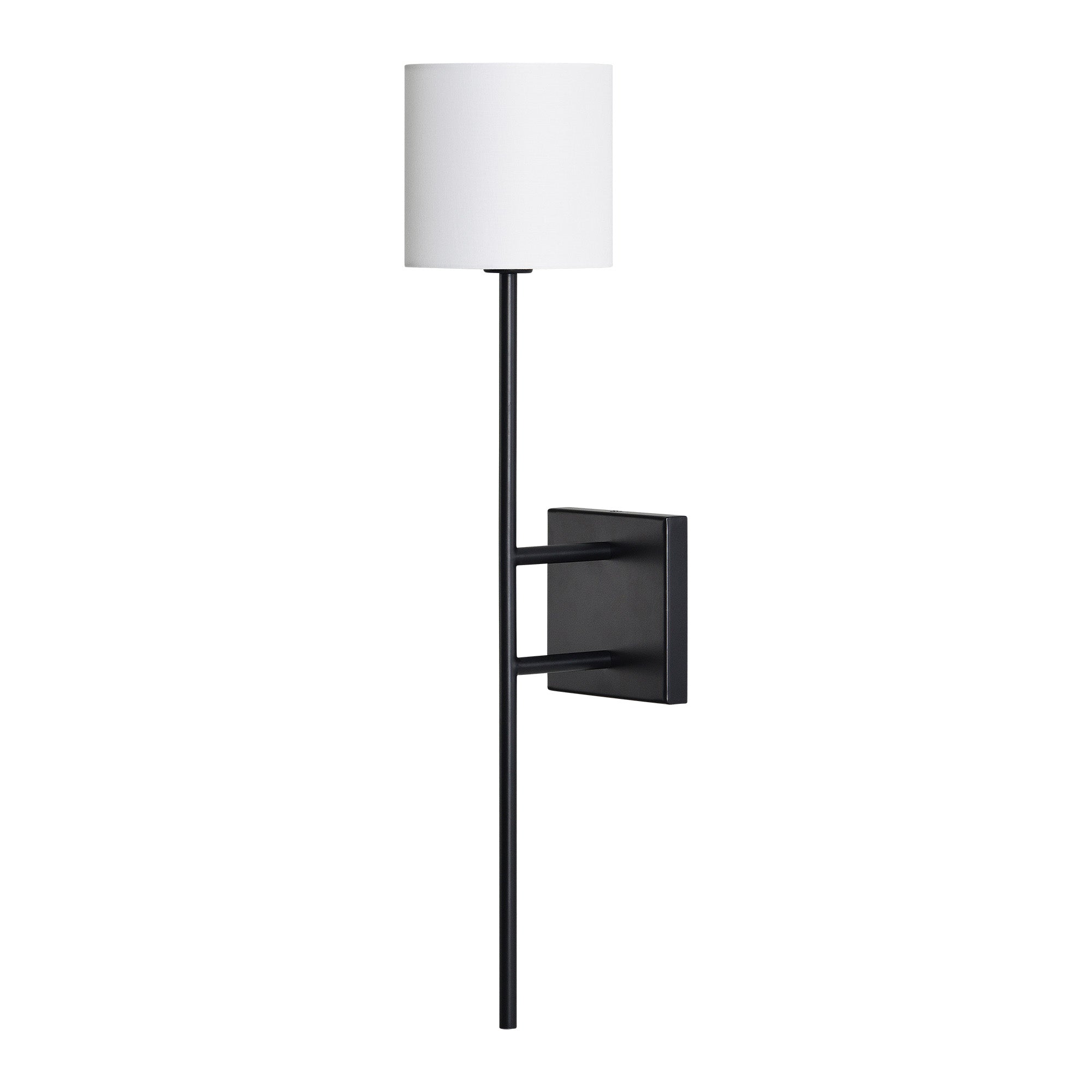 Renwil Eunices 24" Length Wall Sconce - Black And White
