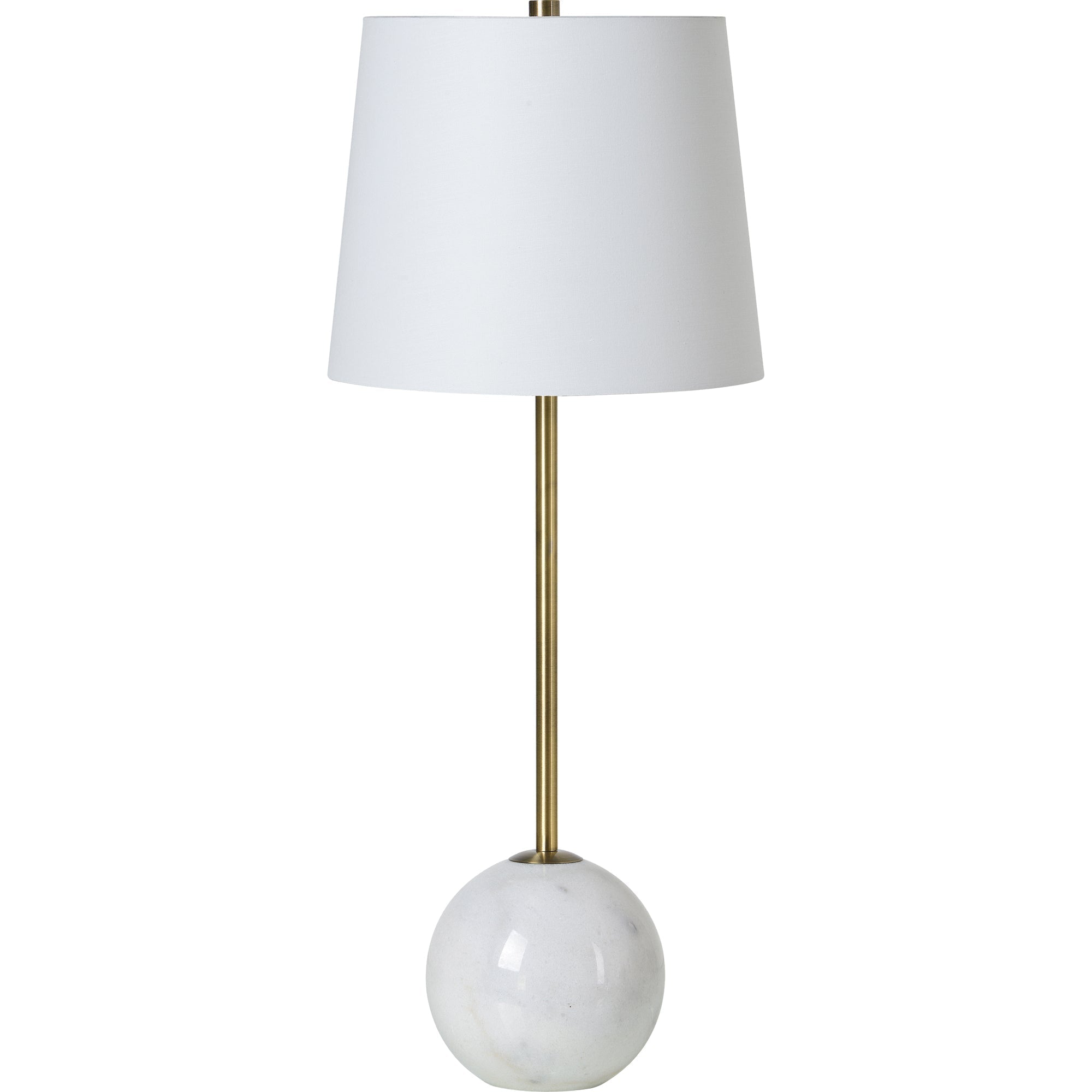 Everren Naomi 27" Length Table Lamp -  Antique Brass