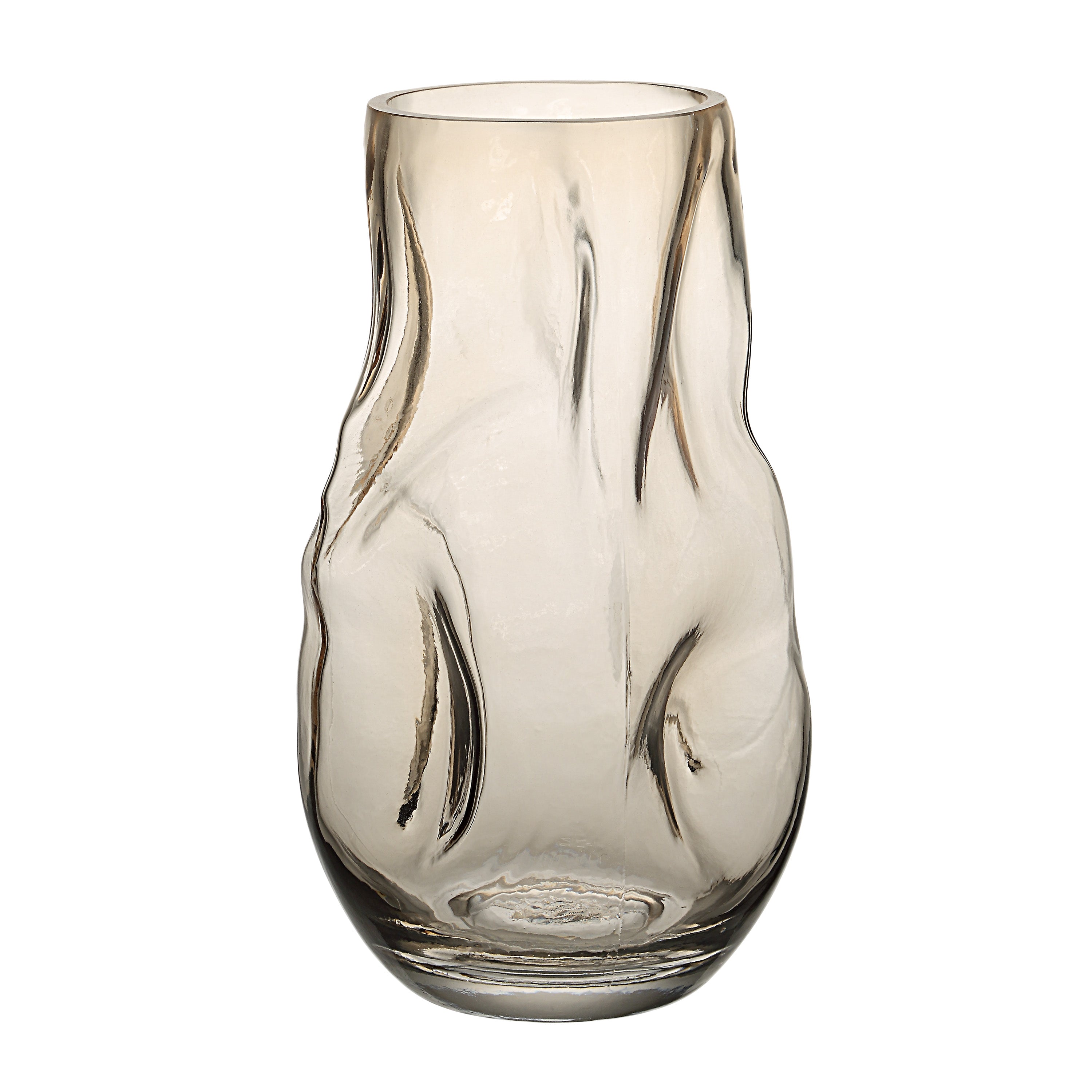 Renwil Tawny Indoor Mouth Blown Glass Glass Vase - Beige