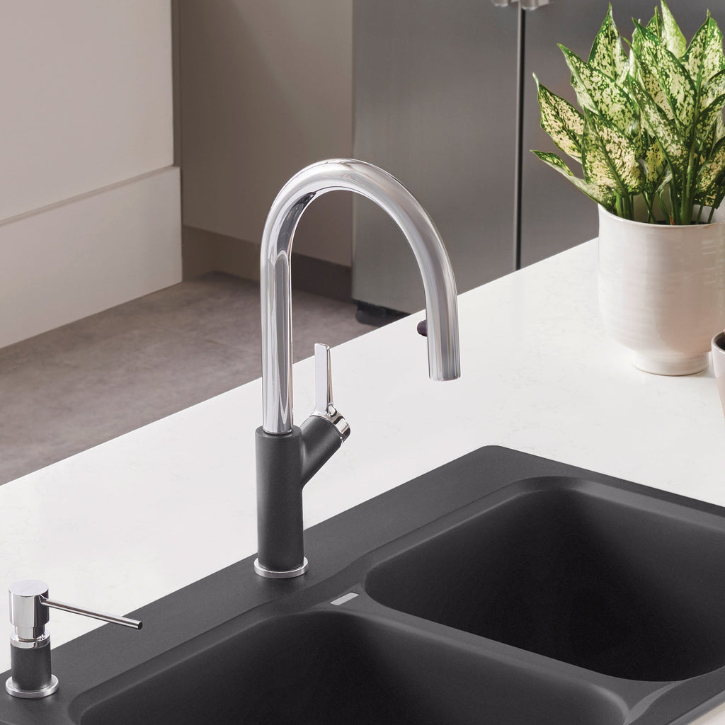 Blanco Urbena Pull-Down Dual-Spray Kitchen Faucet