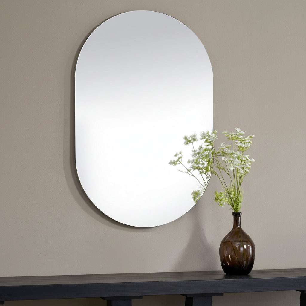Renwil Salta 40" Tall Oval Wall Mirror