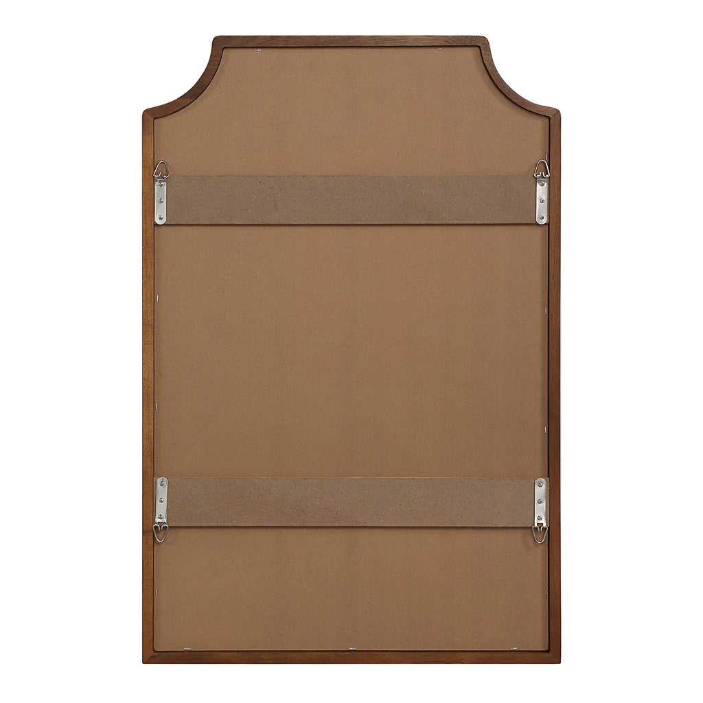 Renwil Sintra 36" H x 24" W Wall Mirror - Brown