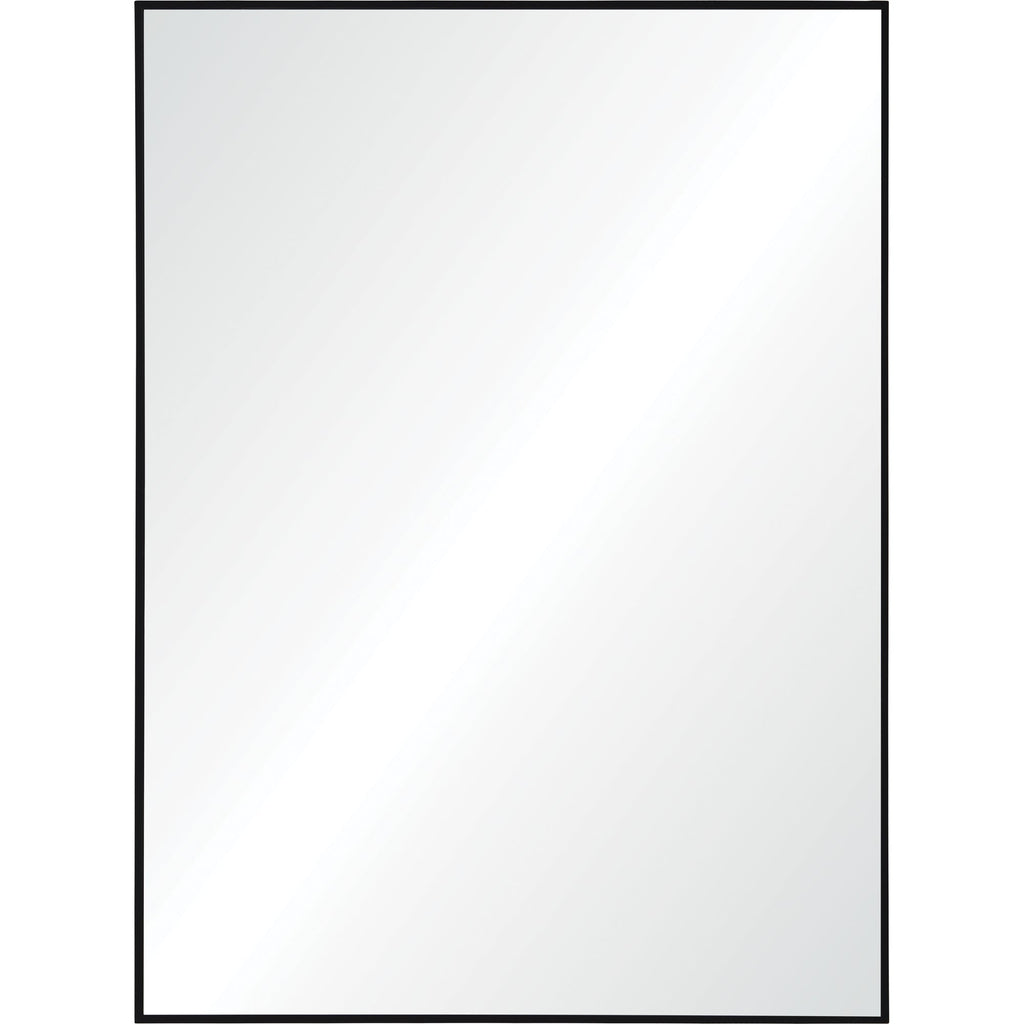 Renwil Raizel 40" Tall Rectangle Wall Mirror - Black