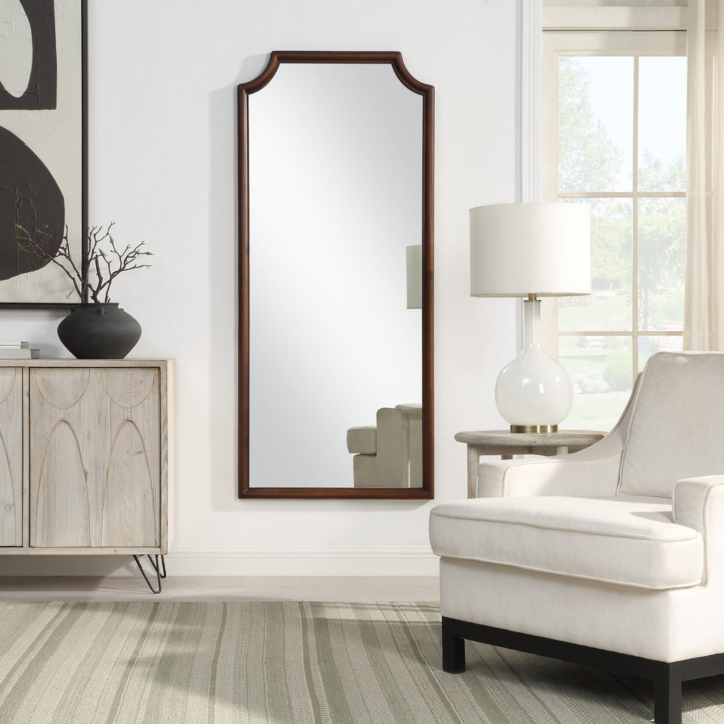 Renwil Otara 68" H x 30" W Wall Mirror - Brown