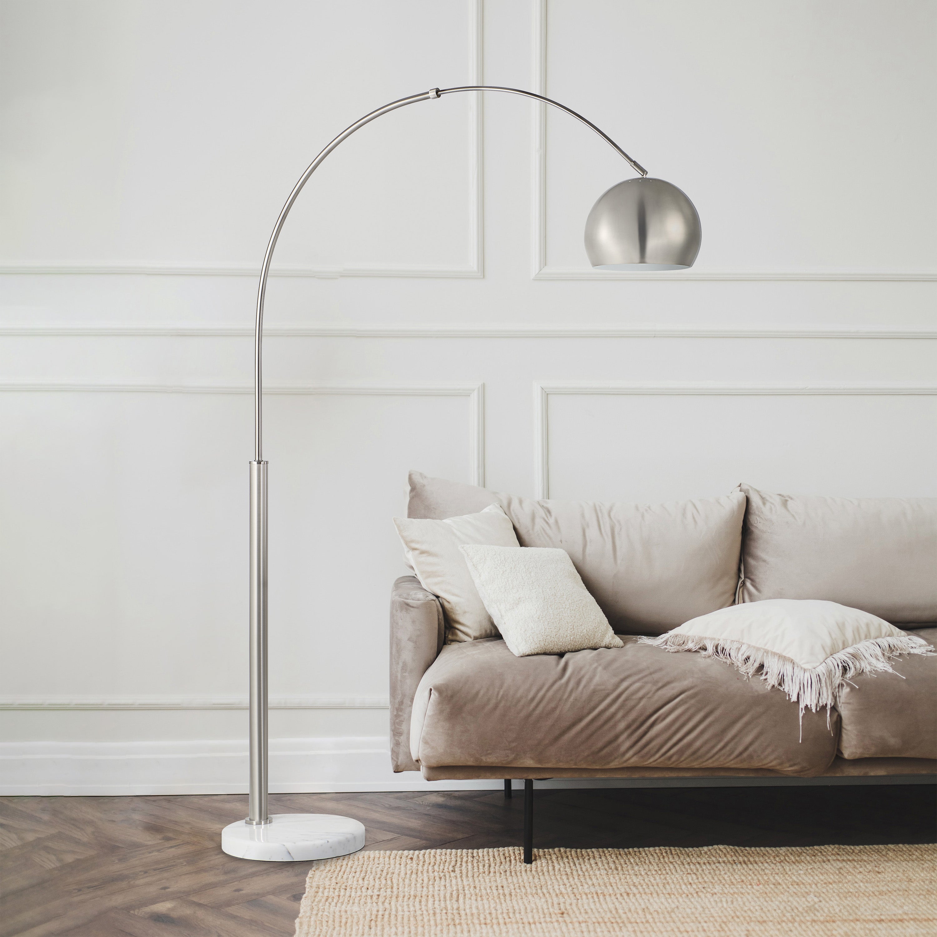 Renwil Aglow 77.375" Height Floor Lamp - Grey