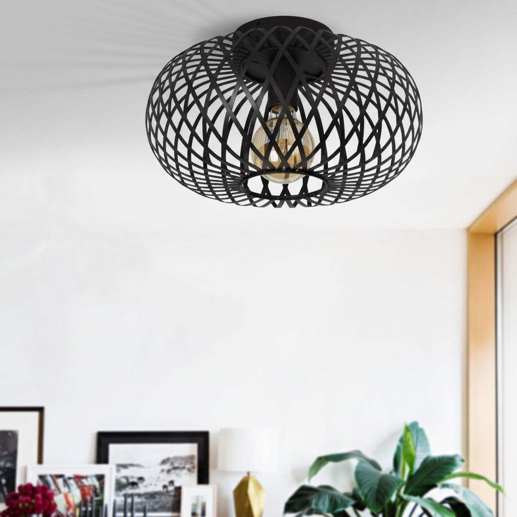 Renwil Ivy 9" Length Ceiling Fixture - Black