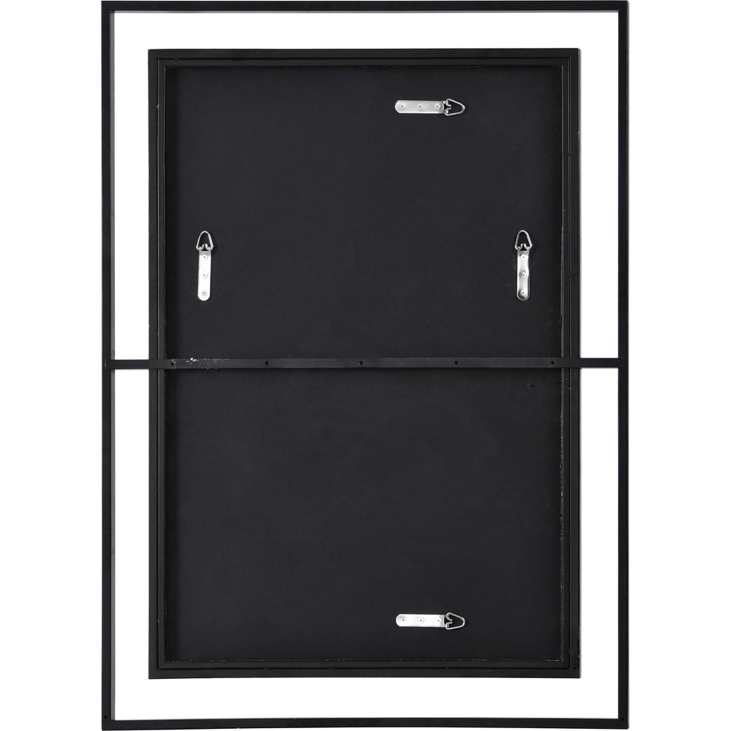 Renwil Gray 38" Tall Rectangle Wall Mirror - Yellow