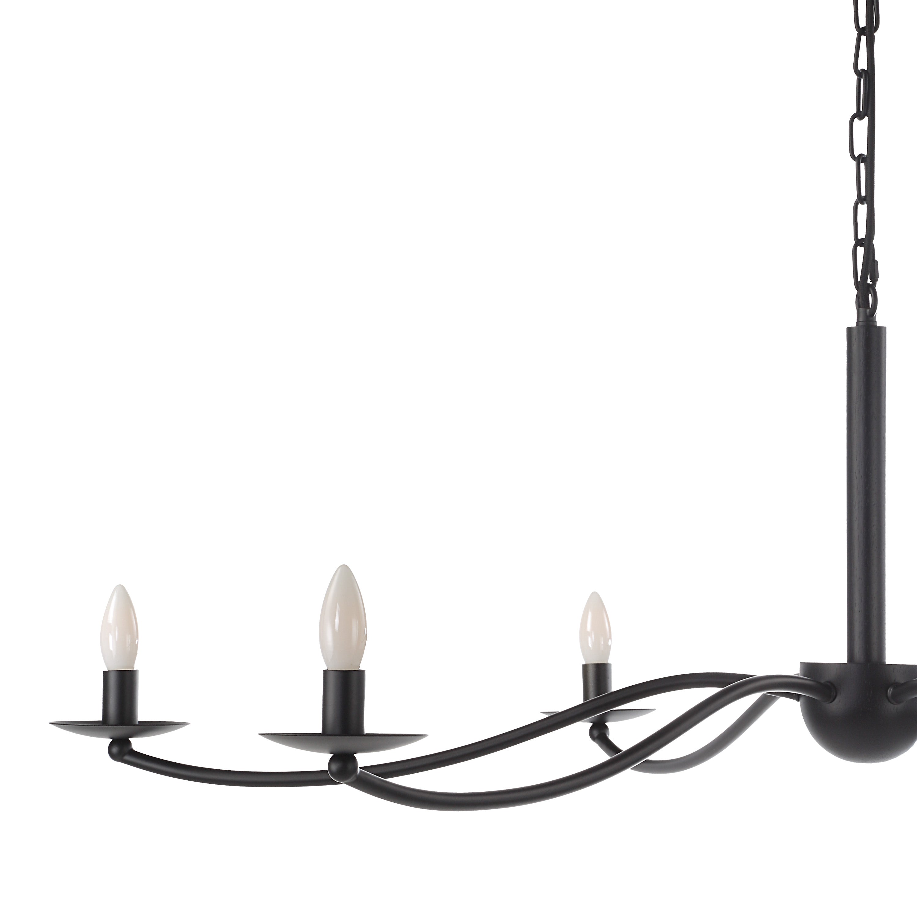 Renwil Landen 75.75" Height Ceiling Fixture - Powder Coated Matte Black