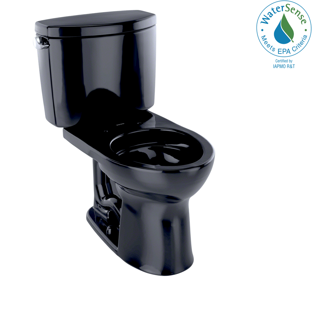 TOTO Drake II Two Piece Round 1.28 GPF Universal Height Toilet