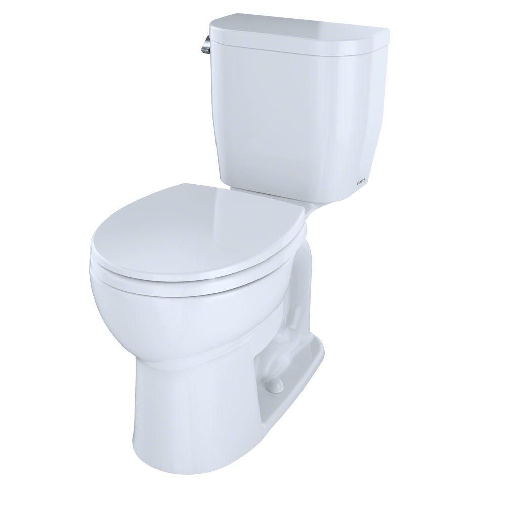 TOTO Entrada Two Piece Round 1.28 GPF Universal Height Toilet