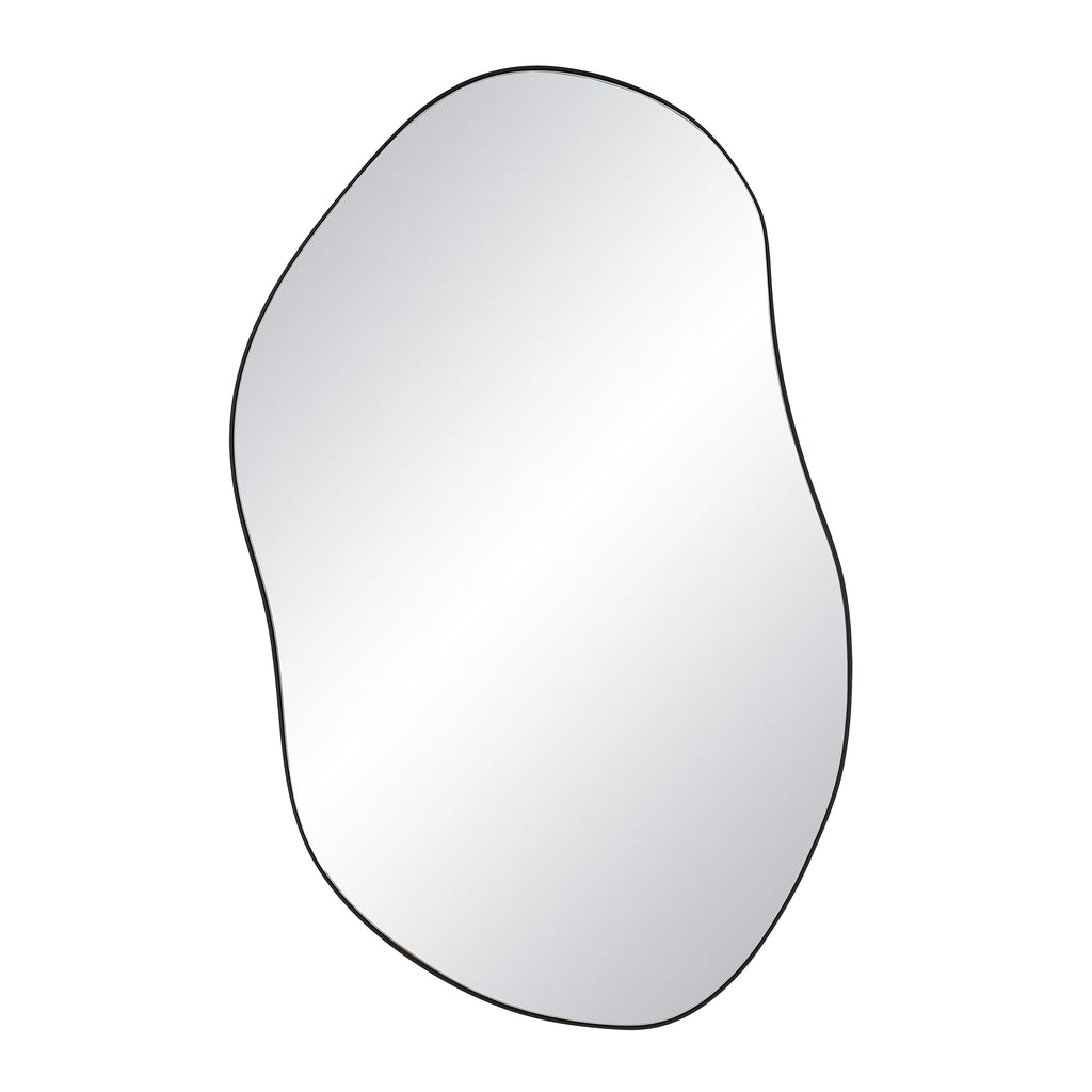 Renwil Jane 45.25" Tall Irregular Wall Mirror - Black