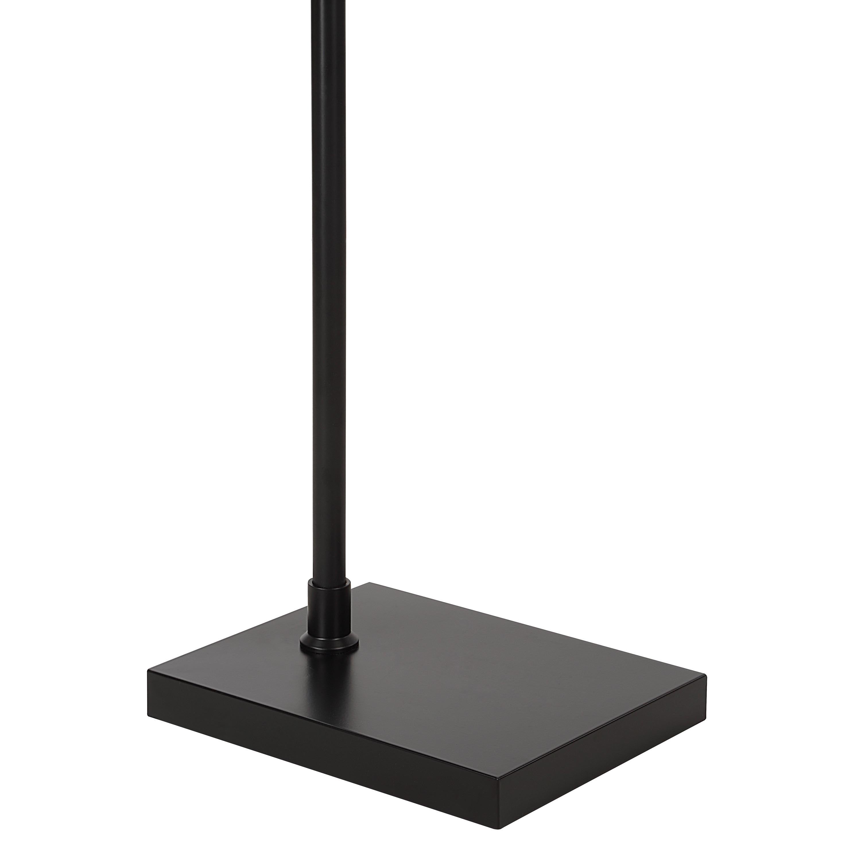 Everren Crystal 78" Height Floor Lamp - Matte Black