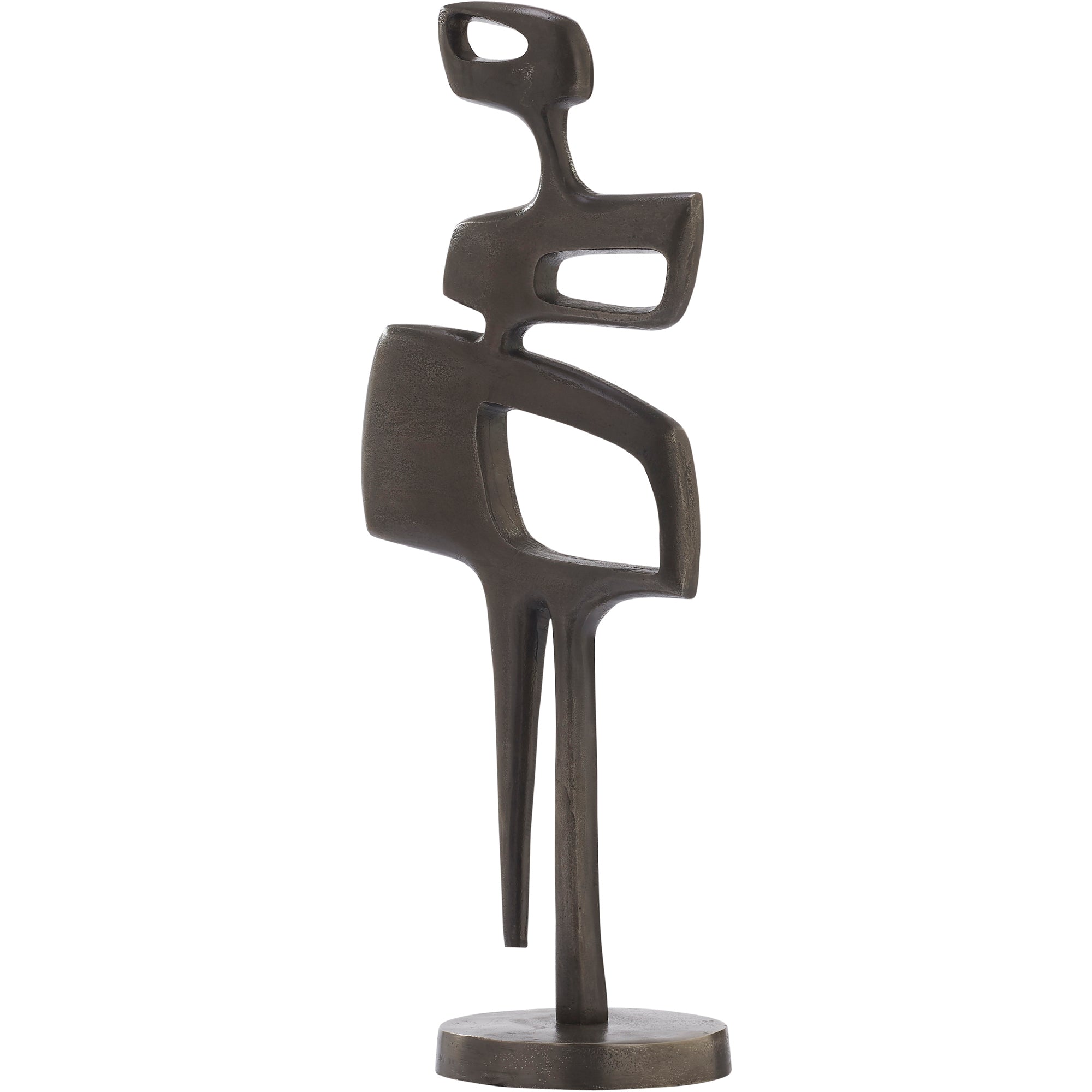 Renwil Pacino Indoor Aluminum Statue - Antique Nickel