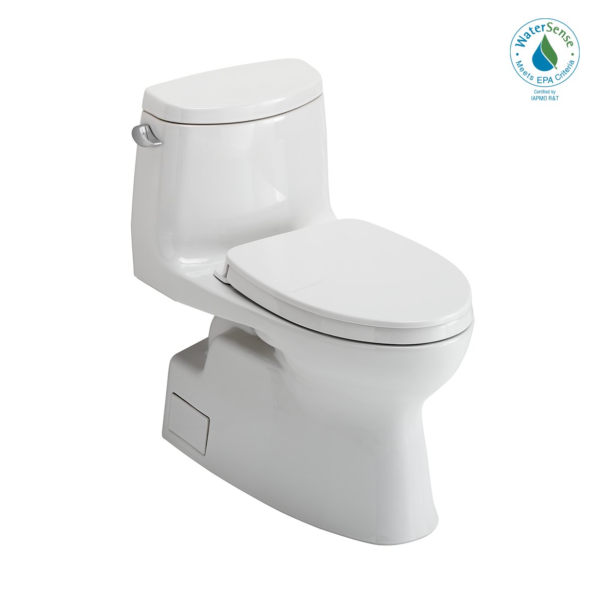 TOTO Carlyle II One Piece Elongated 1.28 GPF Universal Height Toilet with Cefiontect and Ss124 Softclose Seat - Washlet+ Ready