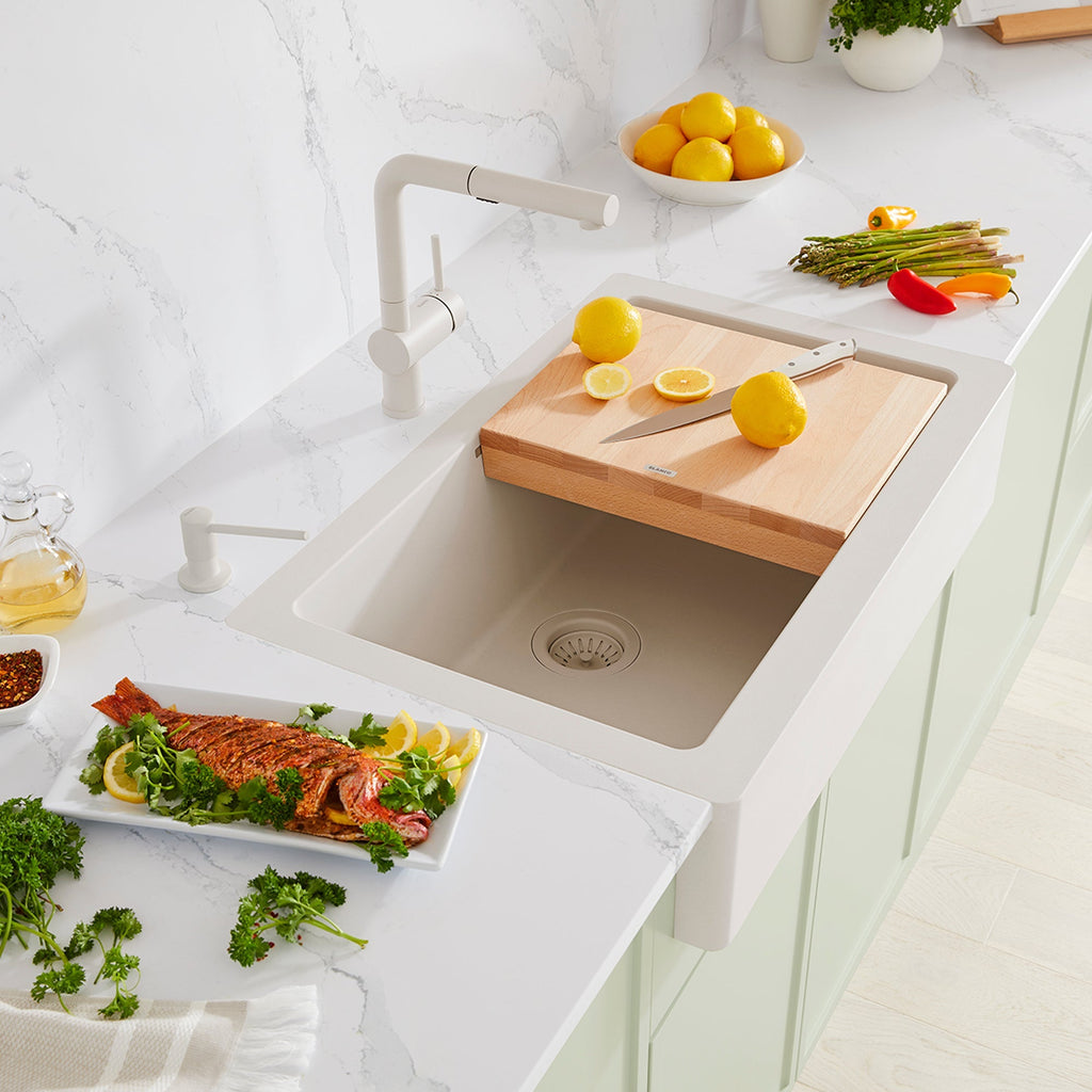 Blanco Linus Low Arc Pull-Out Dual-Spray Kitchen Faucet