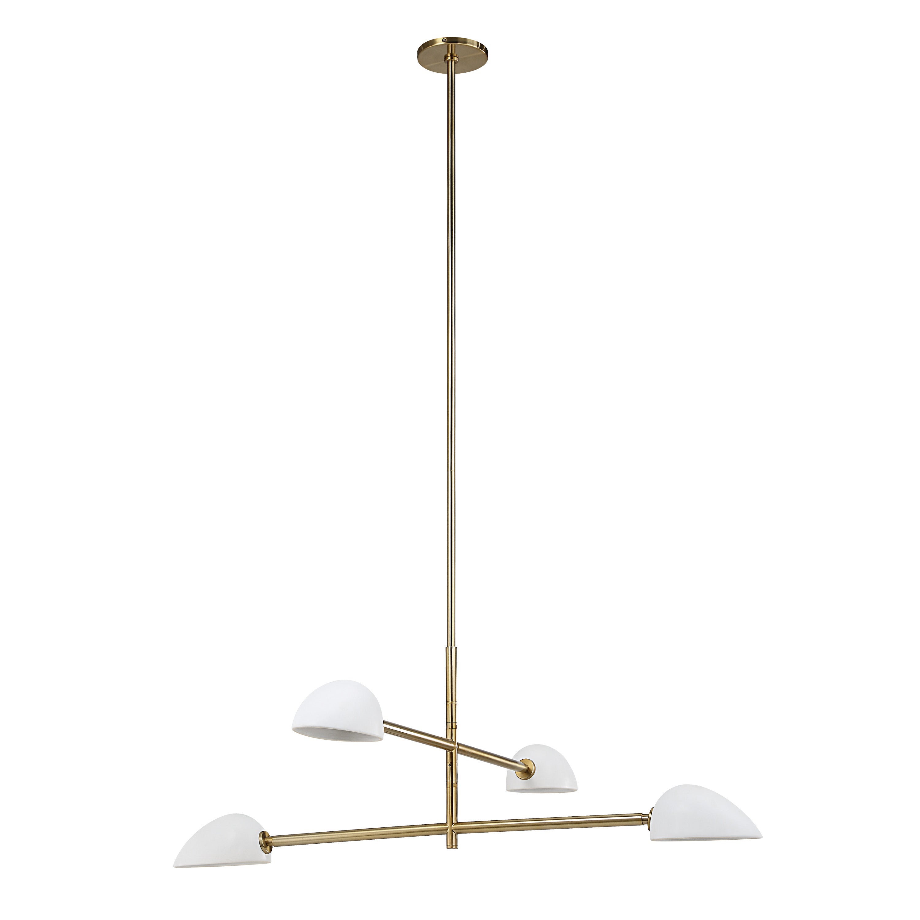 Renwil Tulla 40" Wide 4-Light Chandelier - Champagne