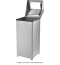 Global Industrial™ Stainless Steel Swing Top Receptacle - 24 Gallon