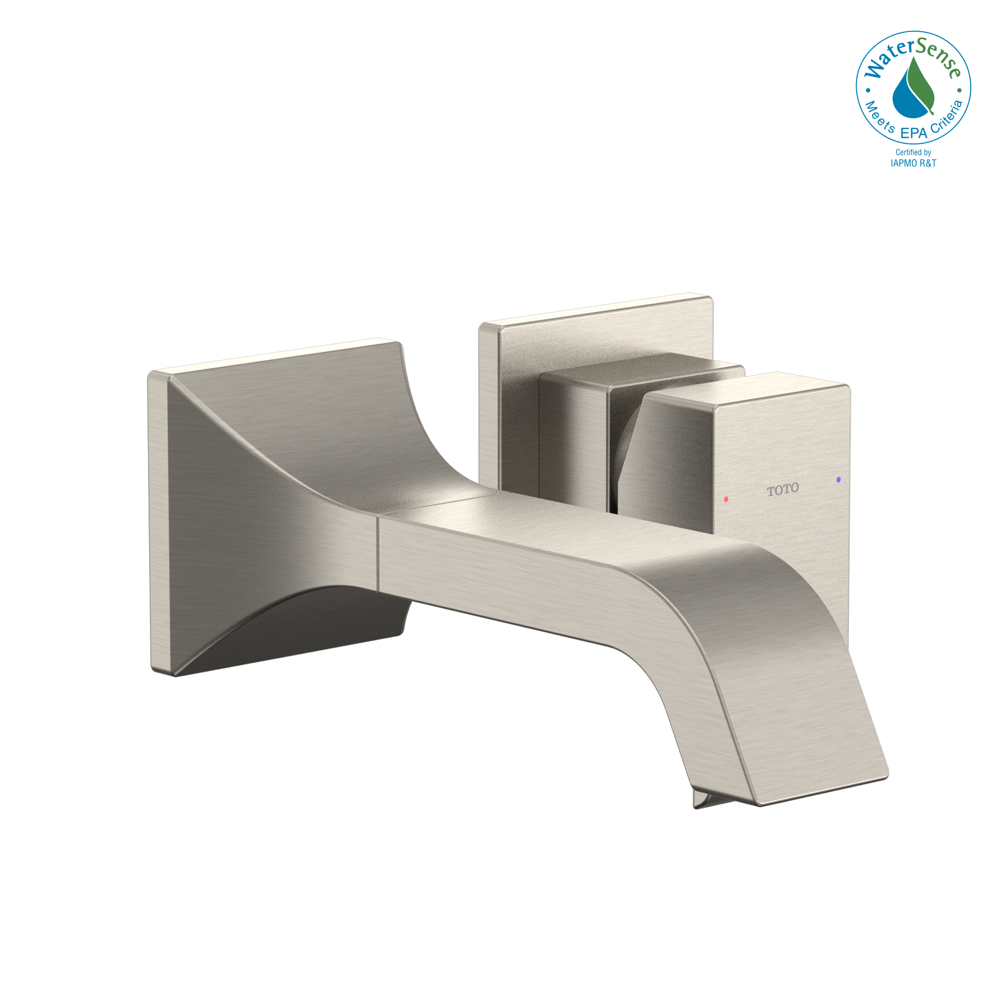 TOTO GC 1.2 GPM Wall Mount Single Handle Bathroom Faucet with Comfort Glide Technology (Short Spout)
