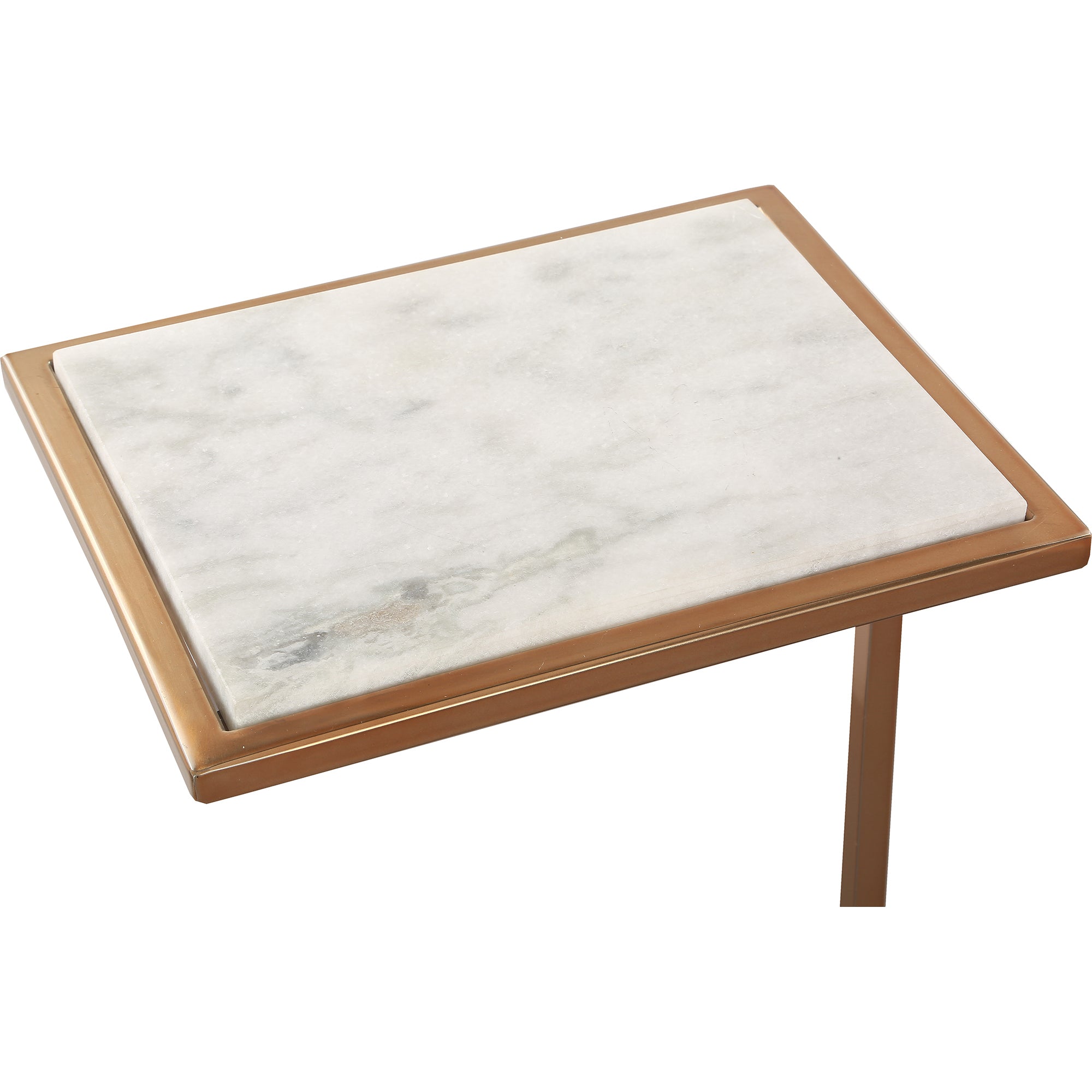 Renwil Delma Indoor Steel Table - White