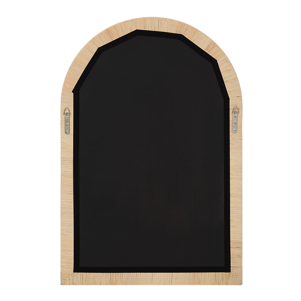 Renwil Tally 36" Tall Arch Rectangular Mirror - Natural