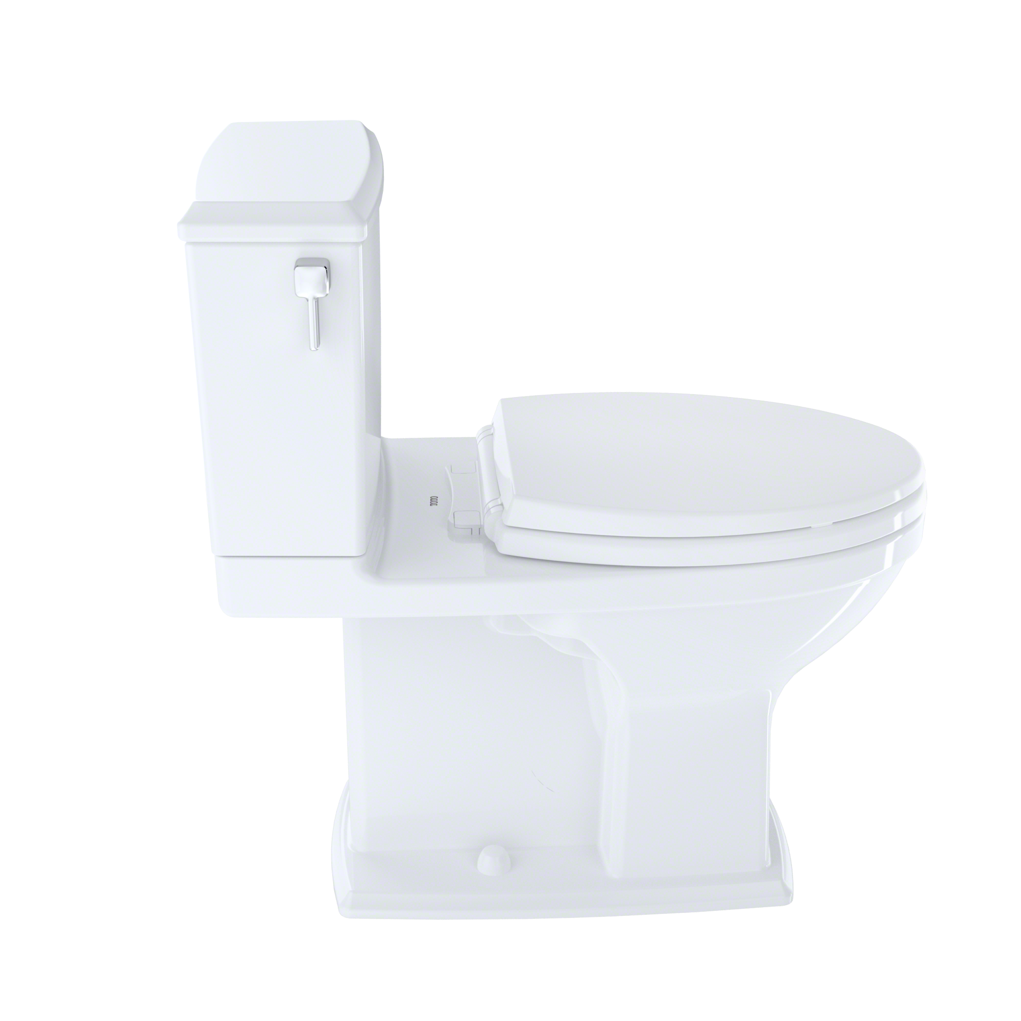 TOTO Connelly Two Piece Elongated Dual Max 1.28 and 0.9 GPF Universal Height Toilet with Cefiontect and Right Lever