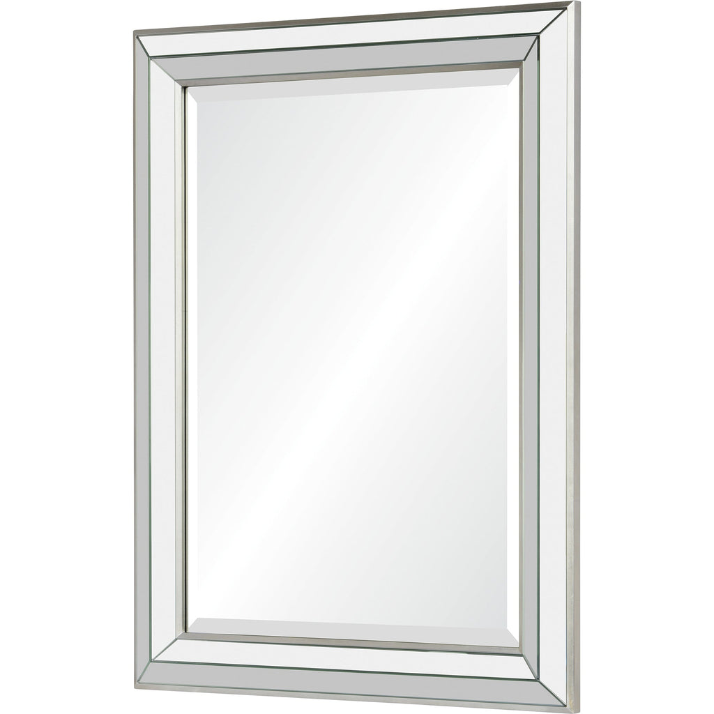 Renwil Hawkwell 40" Tall Rectangle Wall Mirror - Grey