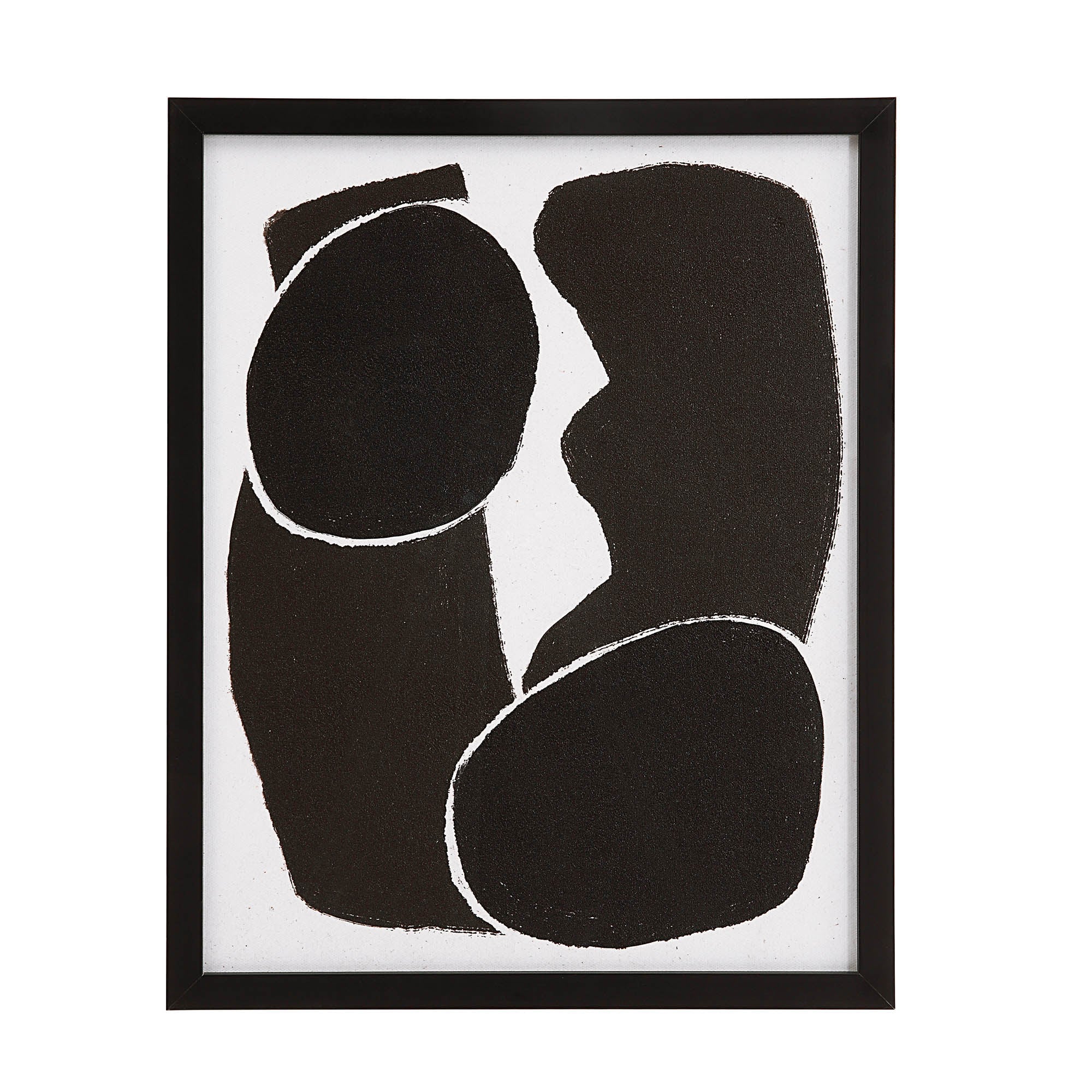Renwil Carife 5 Piece Wide Wall Art - Black