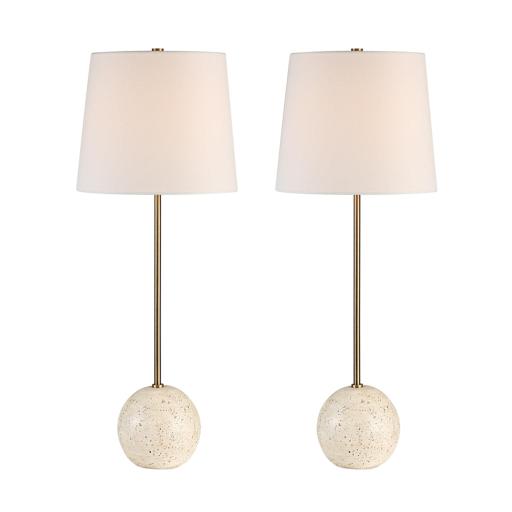 Everren Davide 28.2" Height Table Lamp (Set of 2) - Yellow