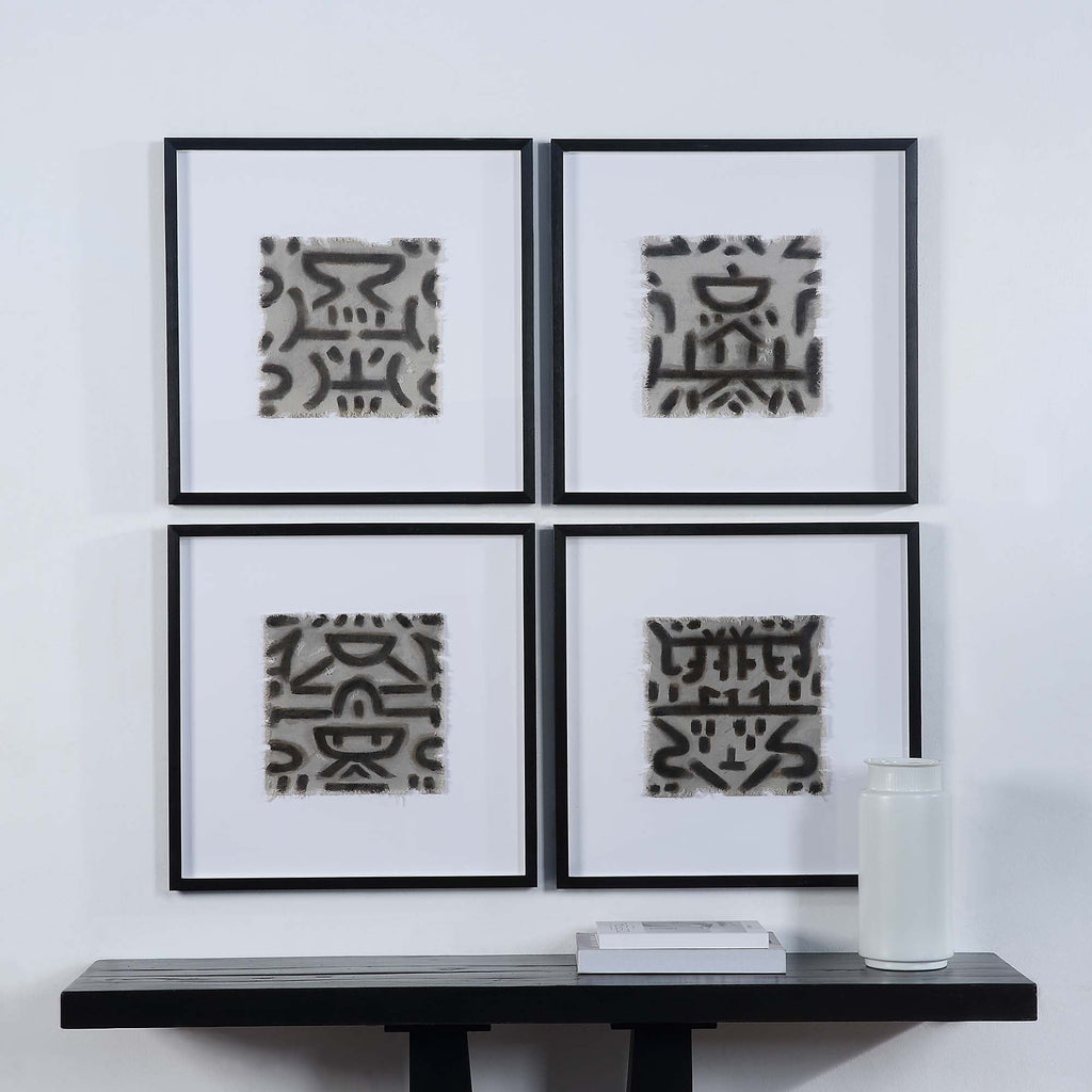 Renwil Ktir 24" Wide Wall Art - Off-White