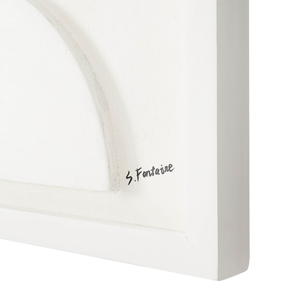 Renwil Tivat 36" Wide Wall Art - White