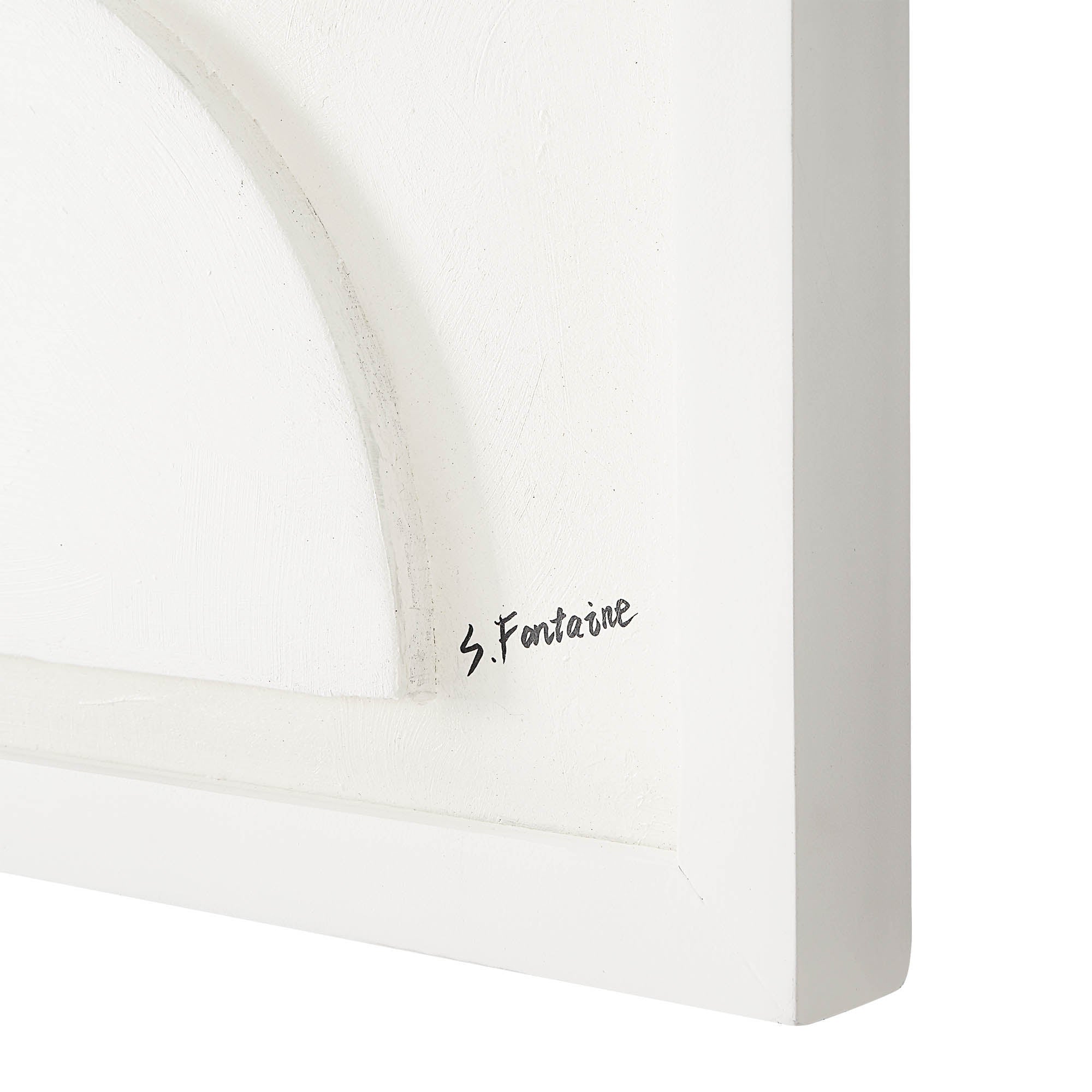 Renwil Tivat 36" Wide Wall Art - White