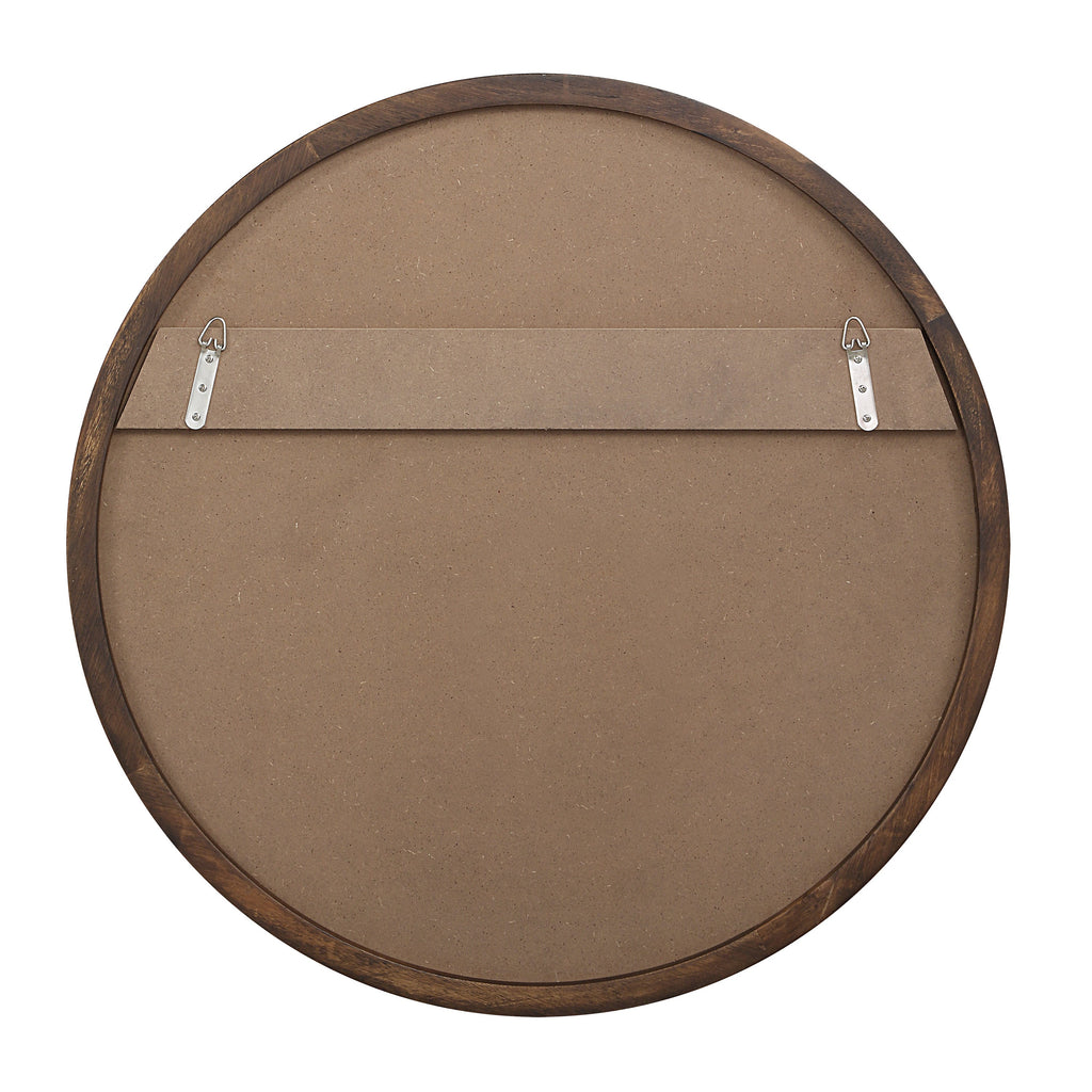 Renwil Modi 30" H x 30" W Wall Mirror - Brown