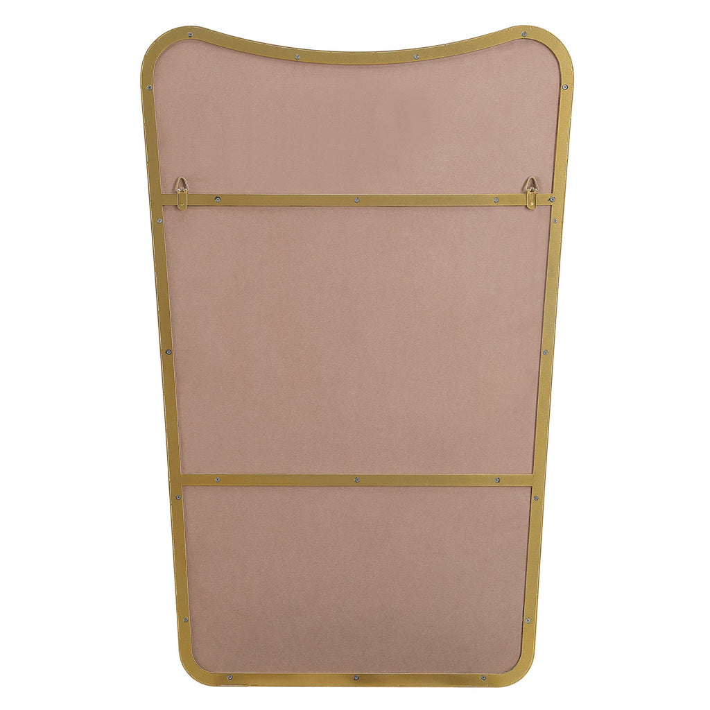 Renwil Artesia 45" Tall Rectangle Wall Mirror - Yellow