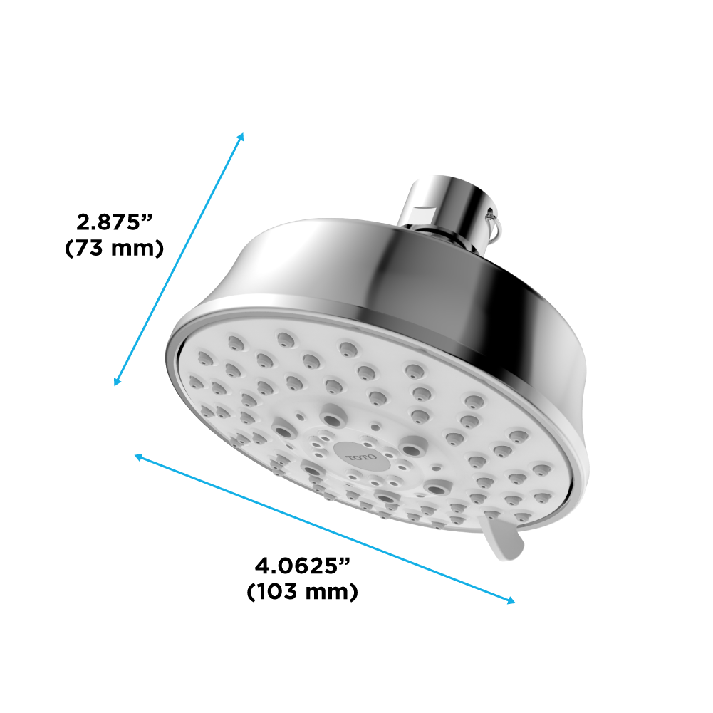 TOTO L Series 1.75 GPM Multifunction 4" Classic Round Showerhead