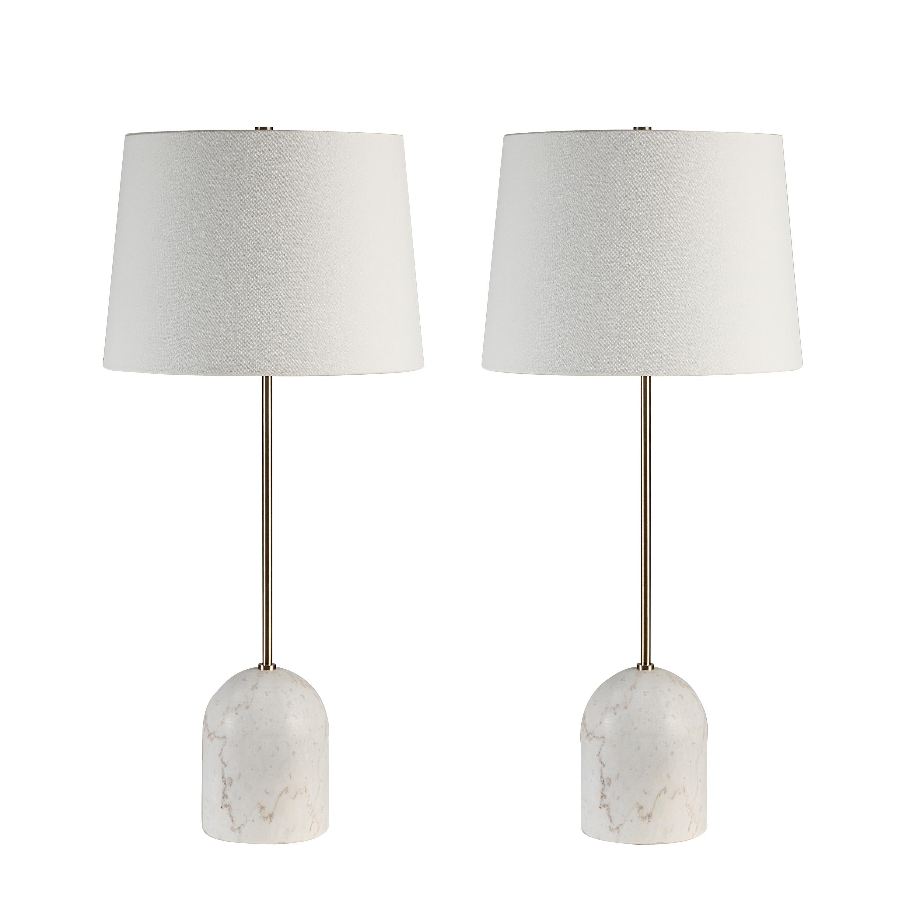 Everren Dili 31" Height Table Lamp (Set of 2) -  White