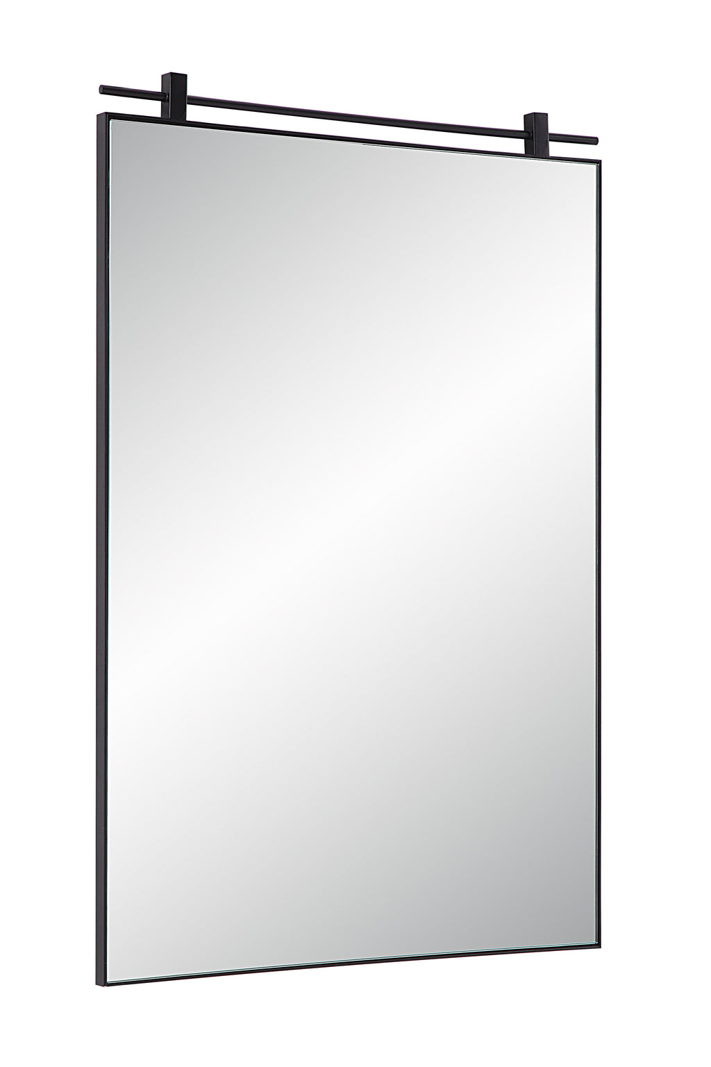 Renwil Titel 36" Tall Rectangular Mirror - Matte Black