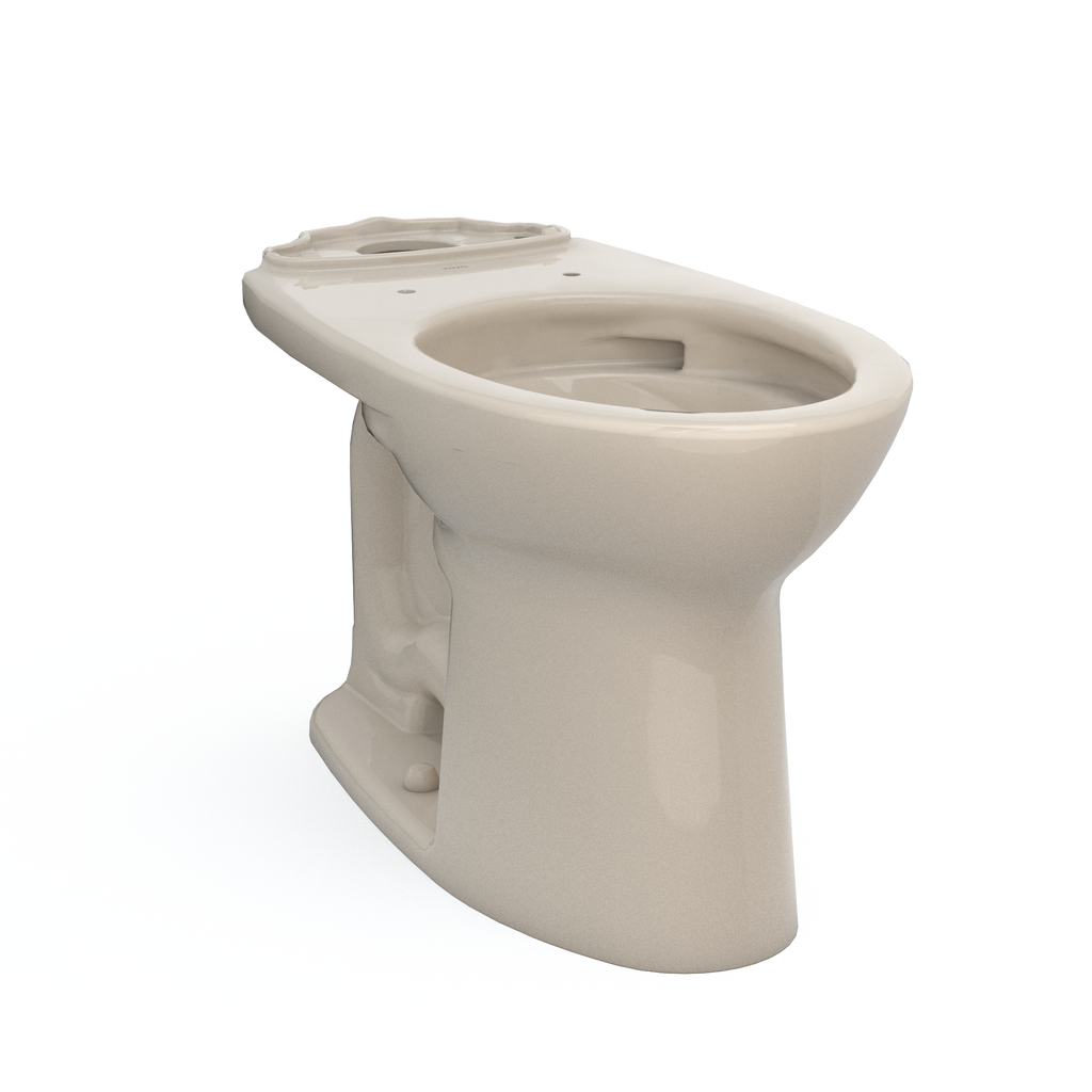 TOTO Drake Elongated Universal Height Tornado Flush Toilet Bowl with Cefiontect