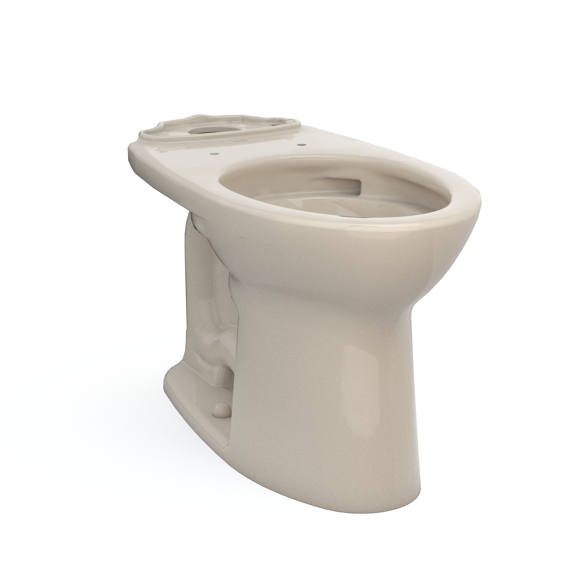 TOTO Drake Elongated Universal Height Tornado Flush Toilet Bowl with Cefiontect