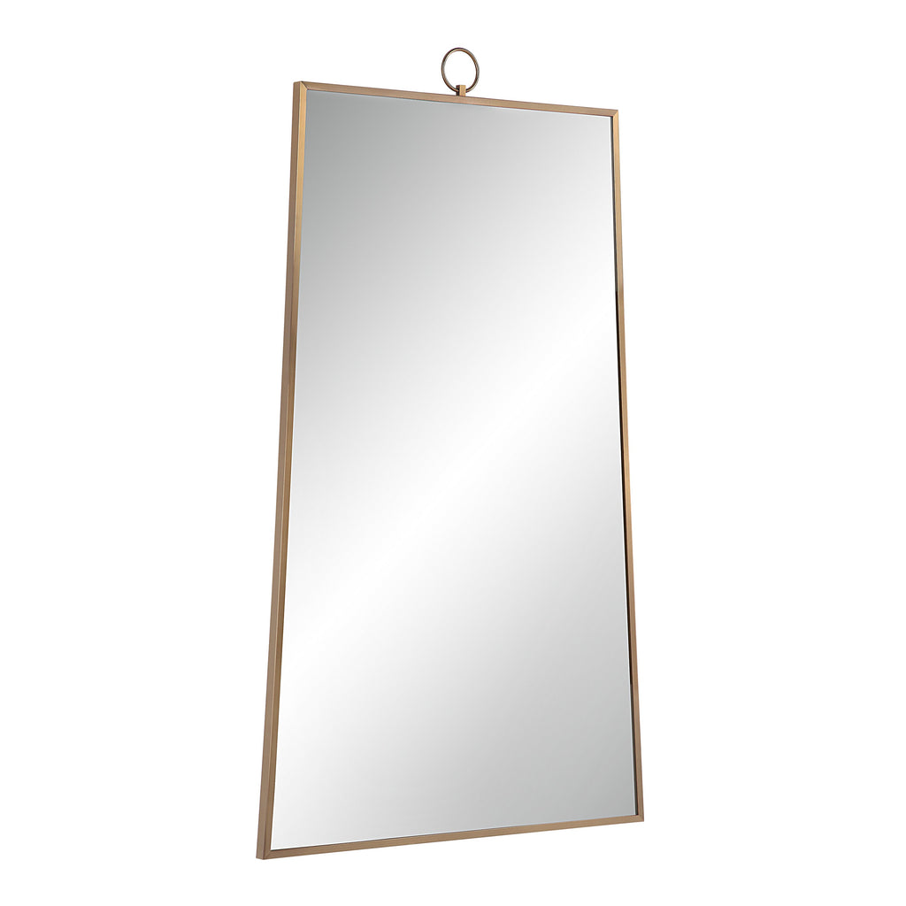 Renwil Ariadne 42" Tall Rectangular Mirror - Burnished Brass