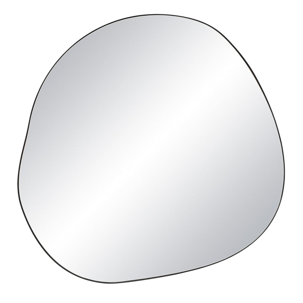 Renwil Dolly 45.25" Tall Irregular Wall Mirror - Black