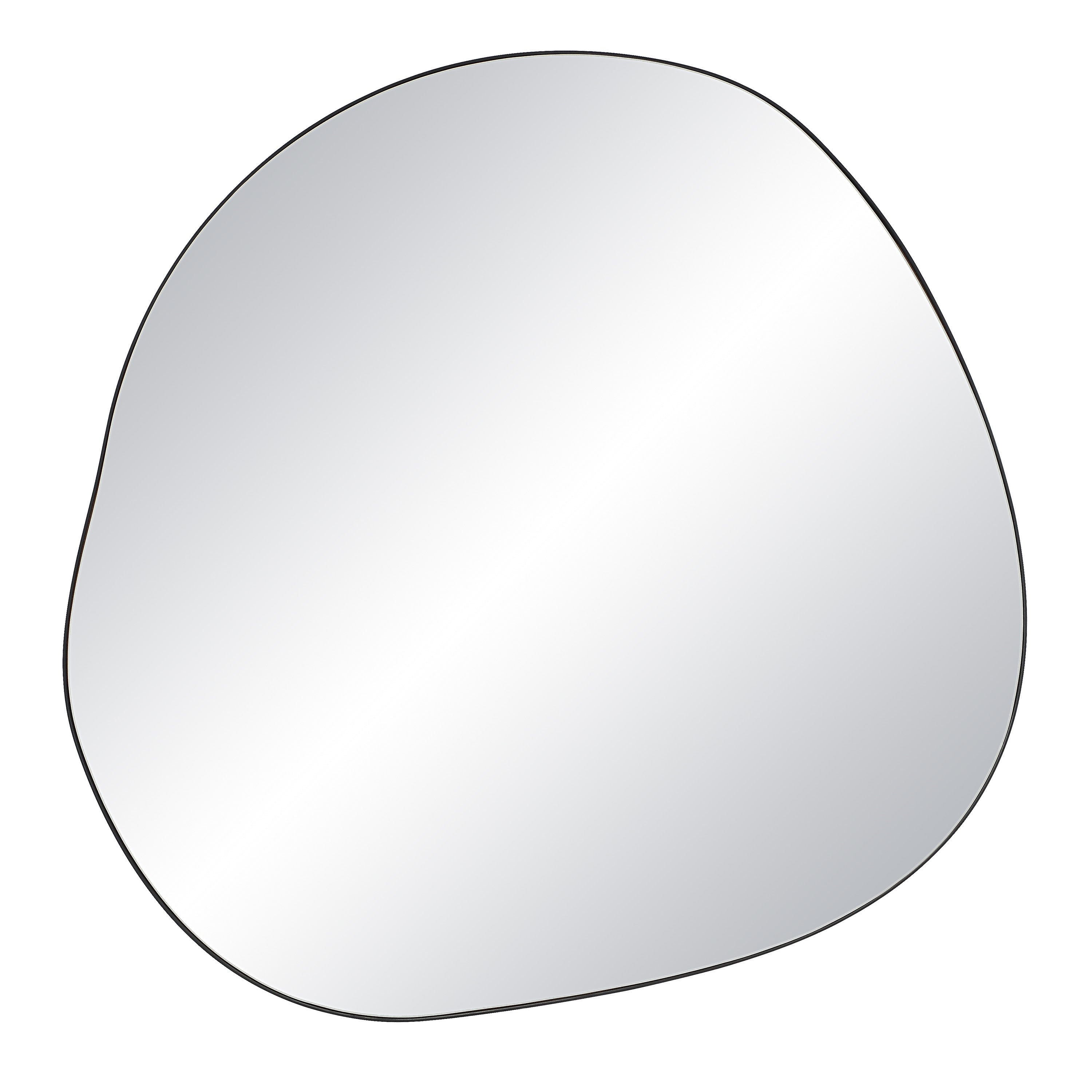 Renwil Dolly 45.25" Tall Irregular Wall Mirror - Black