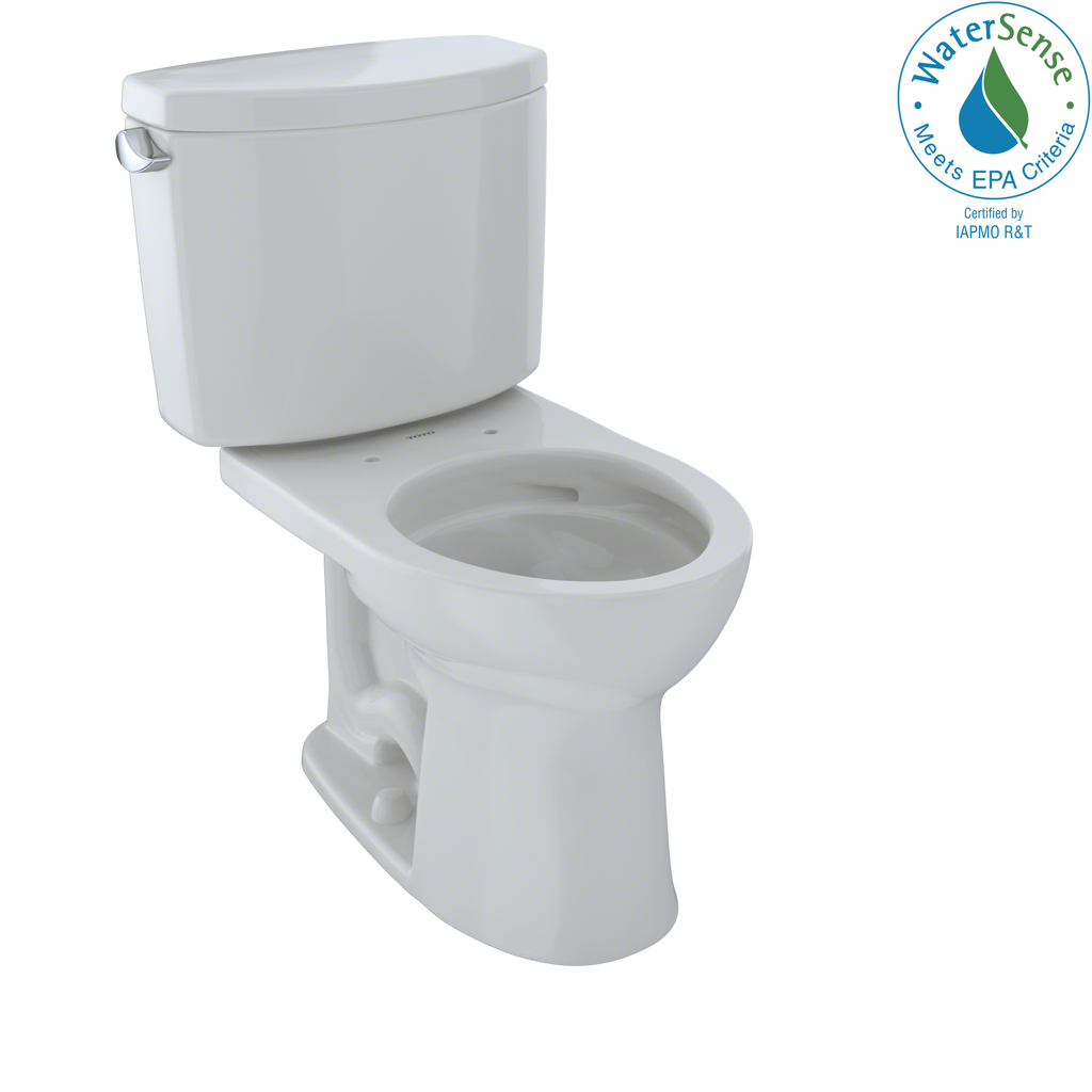 TOTO Drake II Two Piece Round 1.28 GPF Universal Height Toilet