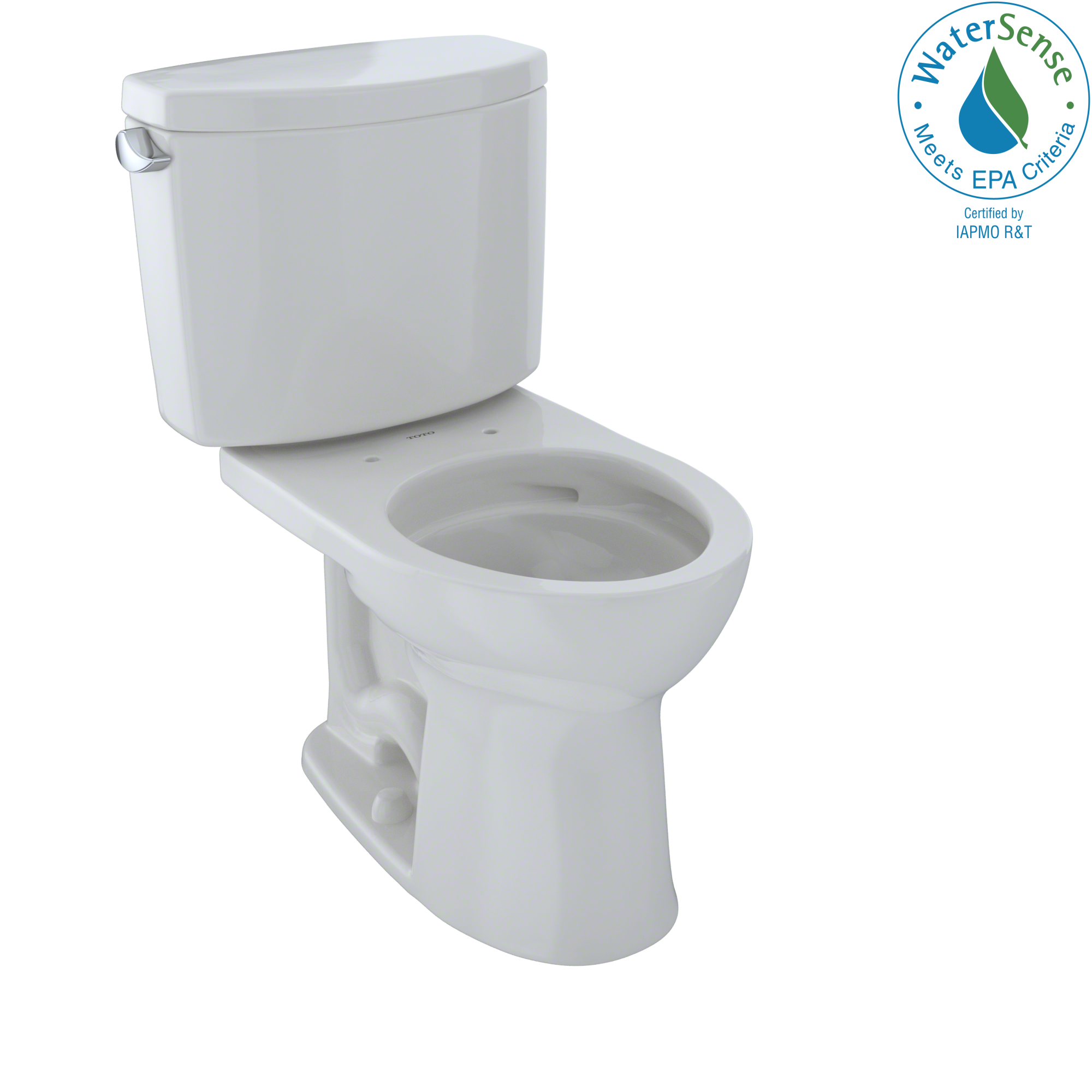 TOTO Drake II Two Piece Round 1.28 GPF Universal Height Toilet