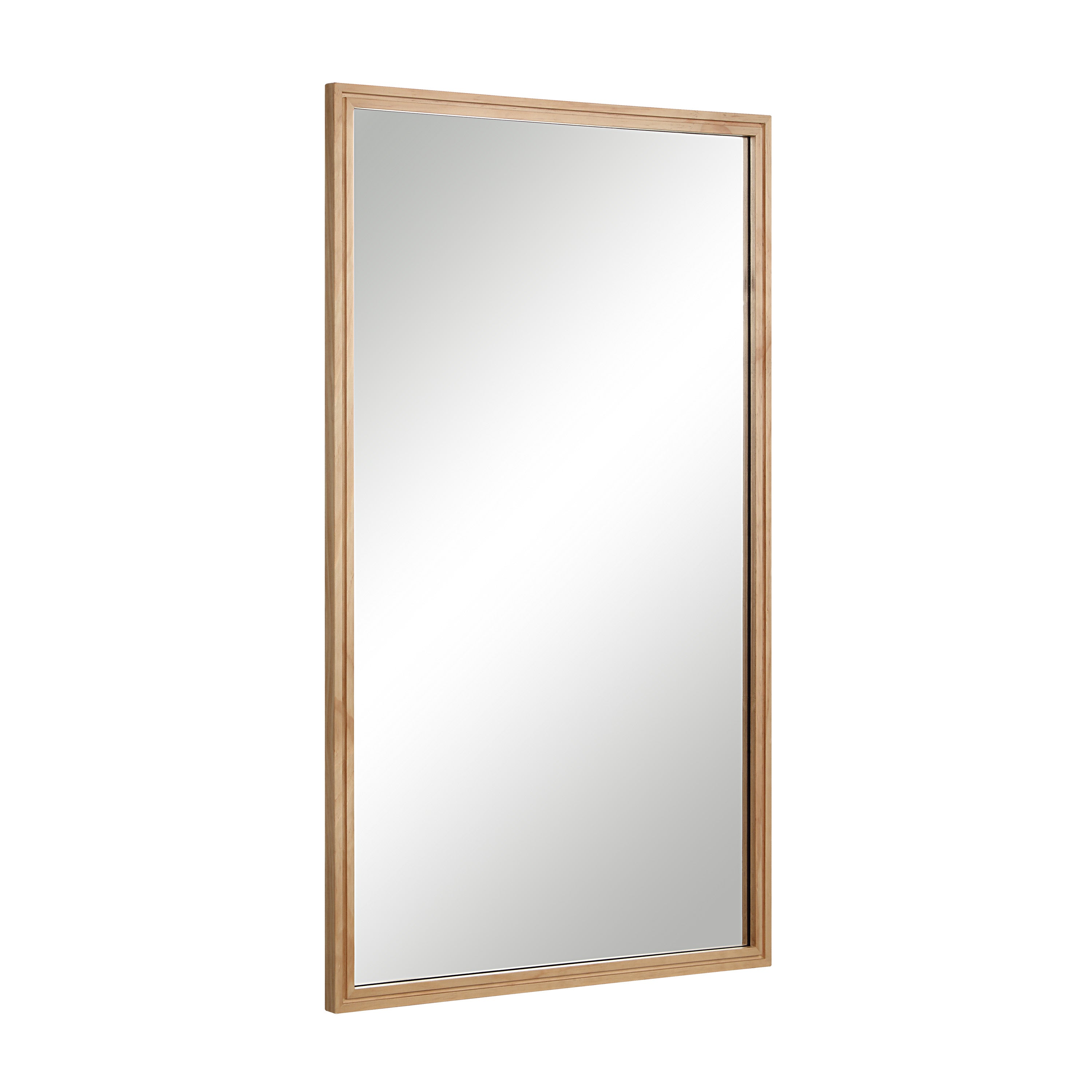 Renwil Canas 40" H x 24" W Wall Mirror - Brown