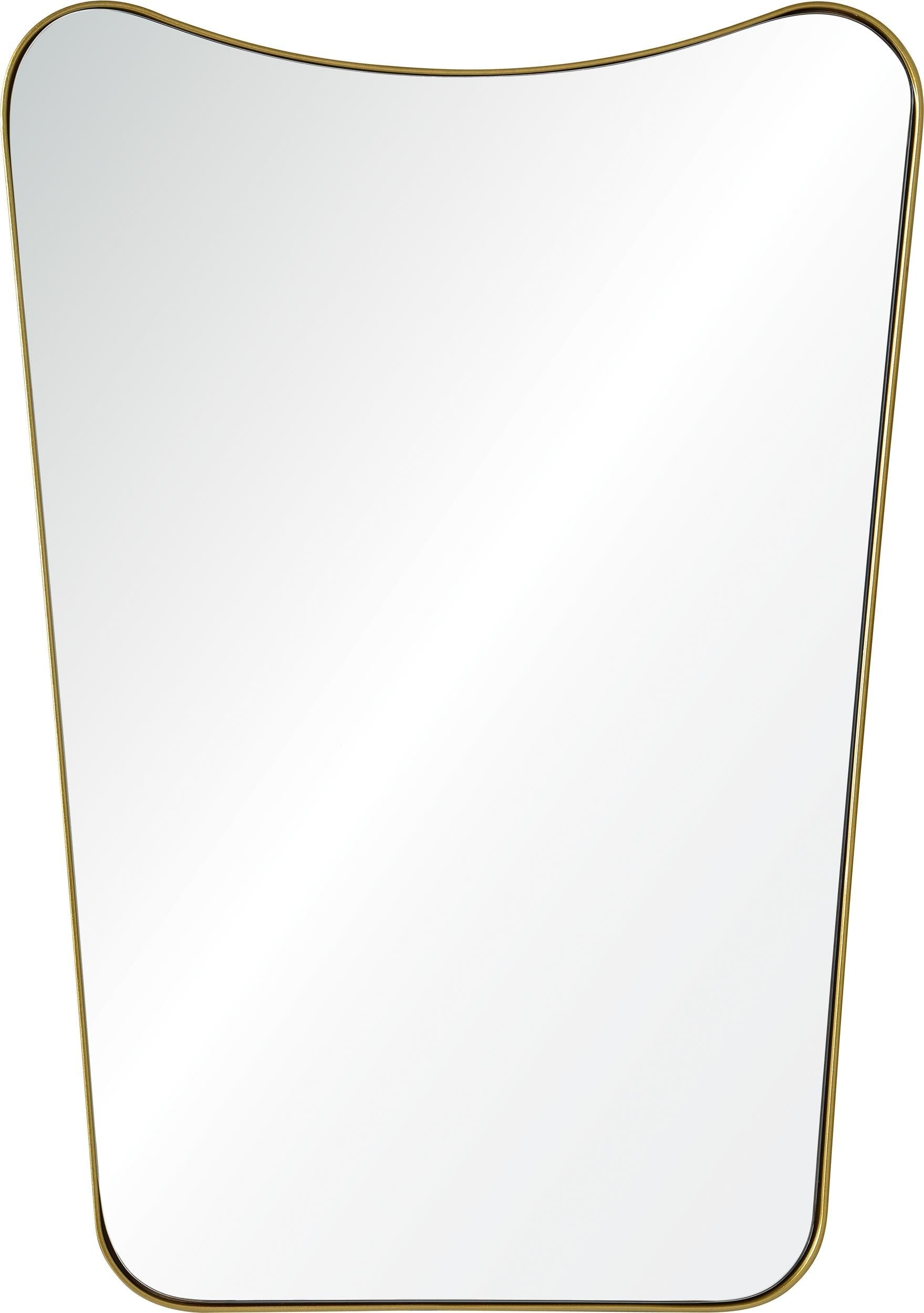 Renwil Tufa 28" Tall Rectangle Wall Mirror - Yellow