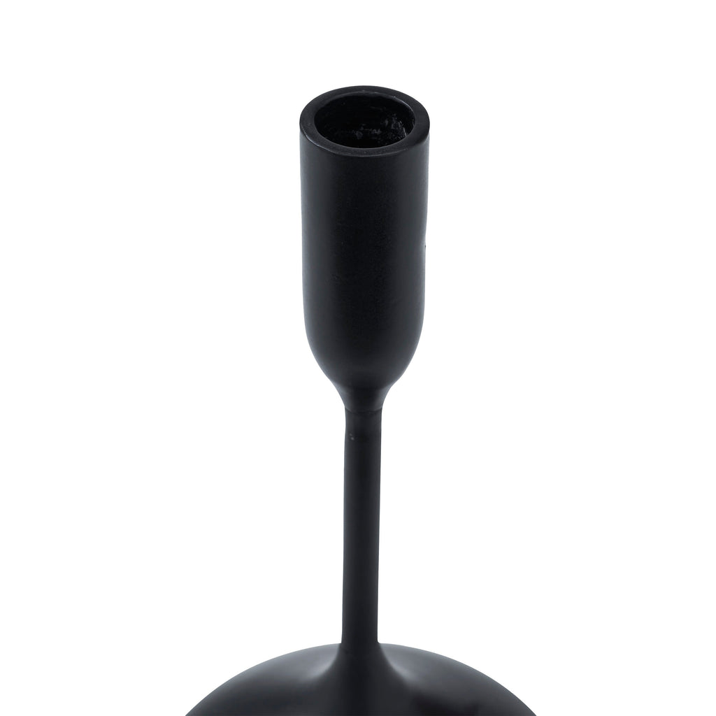 Renwil Chambers Indoor Aluminum Set of 3 Tapered Candle Holder - Matte Black