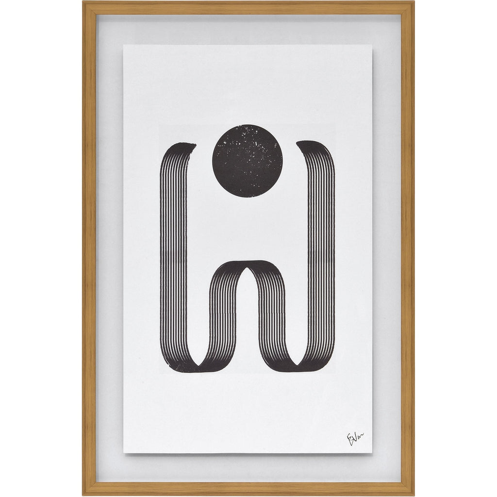 Renwil Arlo 24" Wide Wall Art - Black