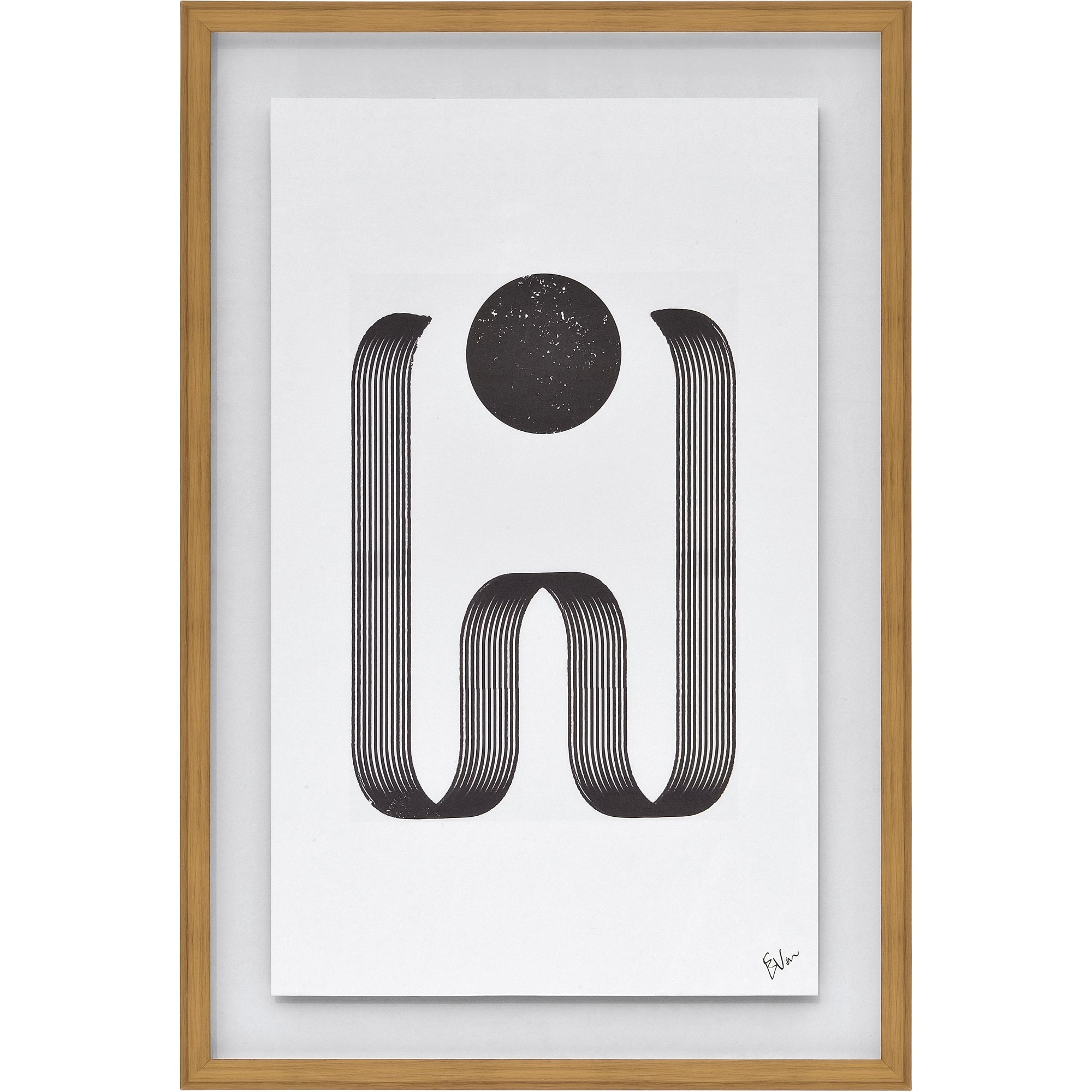 Renwil Arlo 24" Wide Wall Art - Black