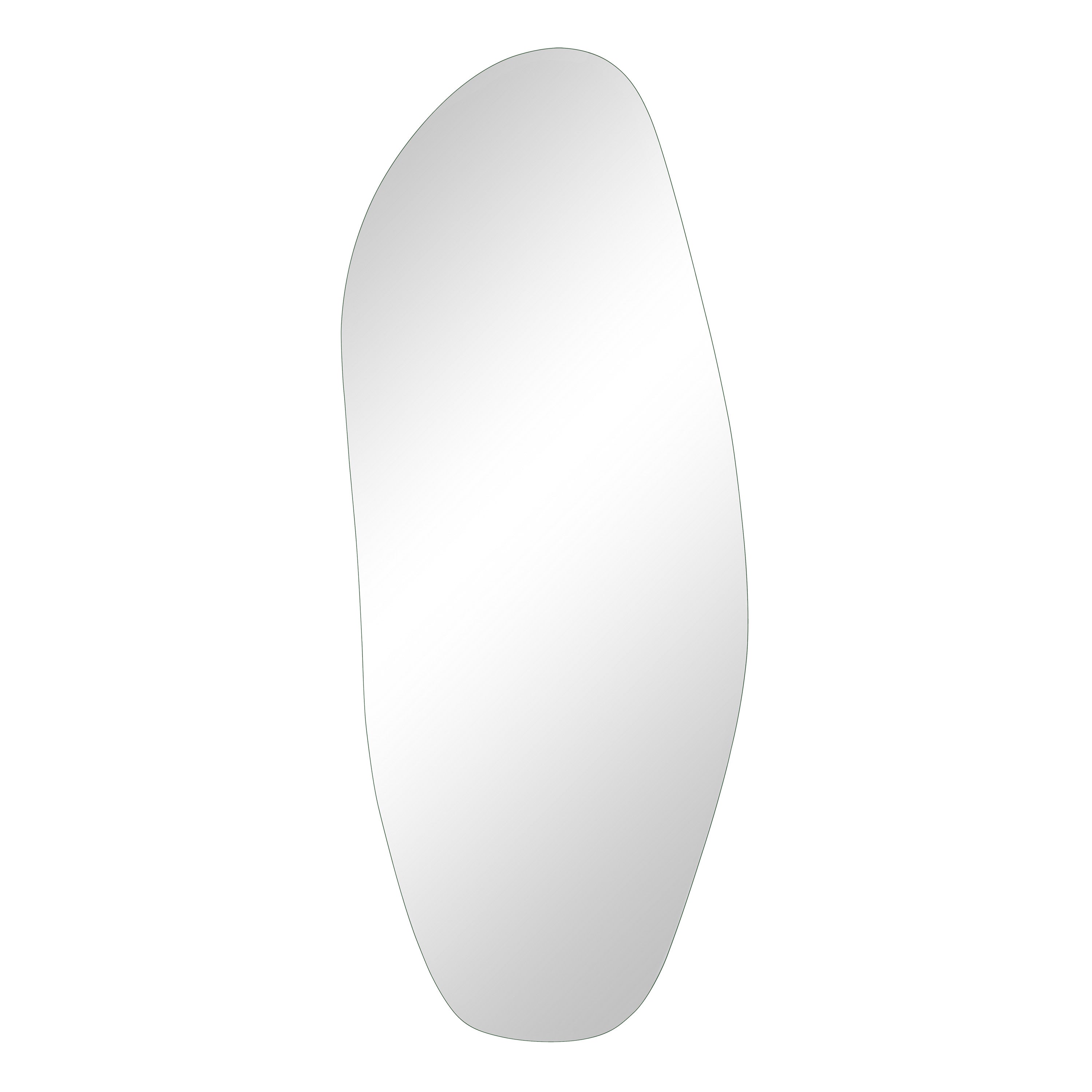 Renwil Erice 65" H x 25.5" W Wall Mirror - Grey